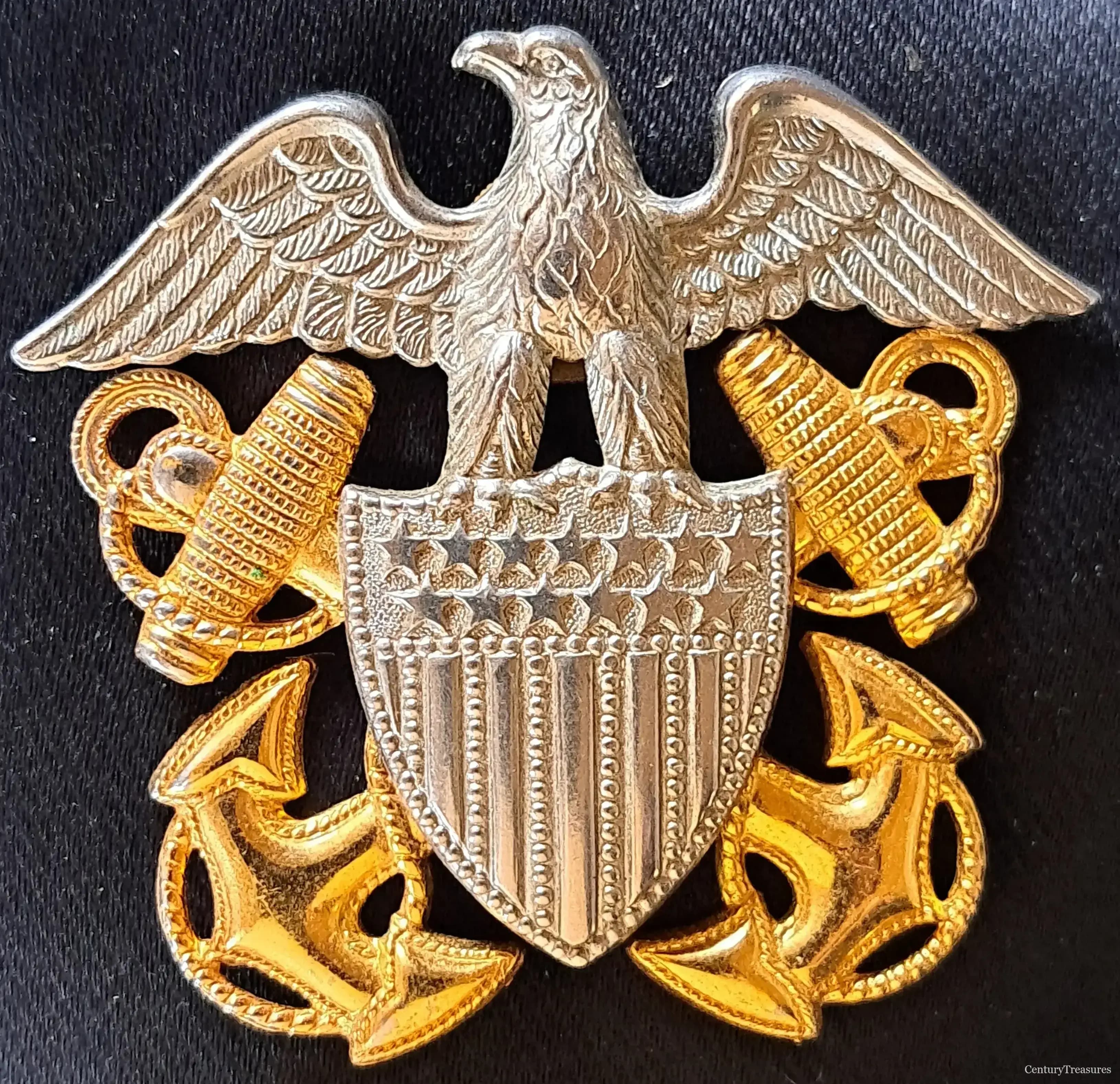 US Navy Commissioned Officer Cap Insignia