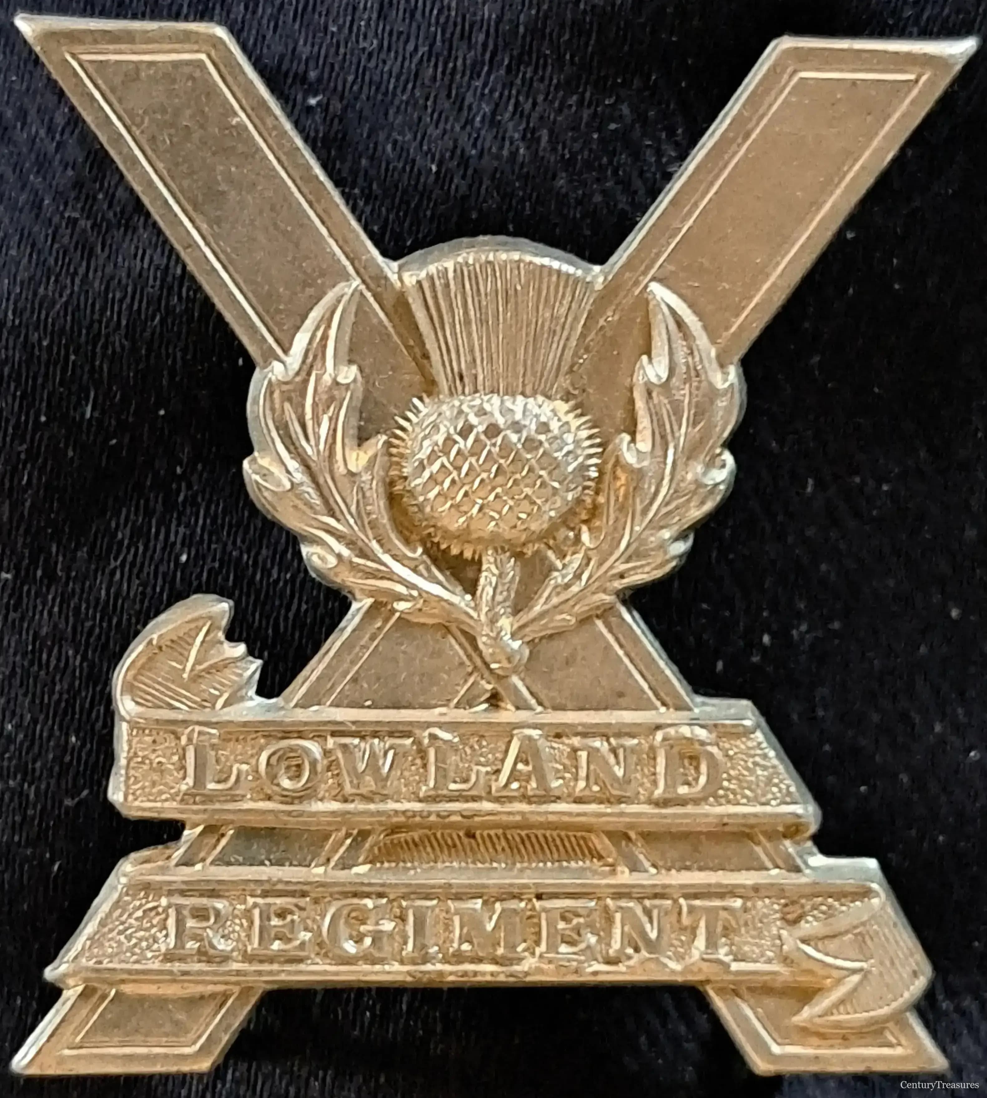 The Lowland Regiment Cap Badge