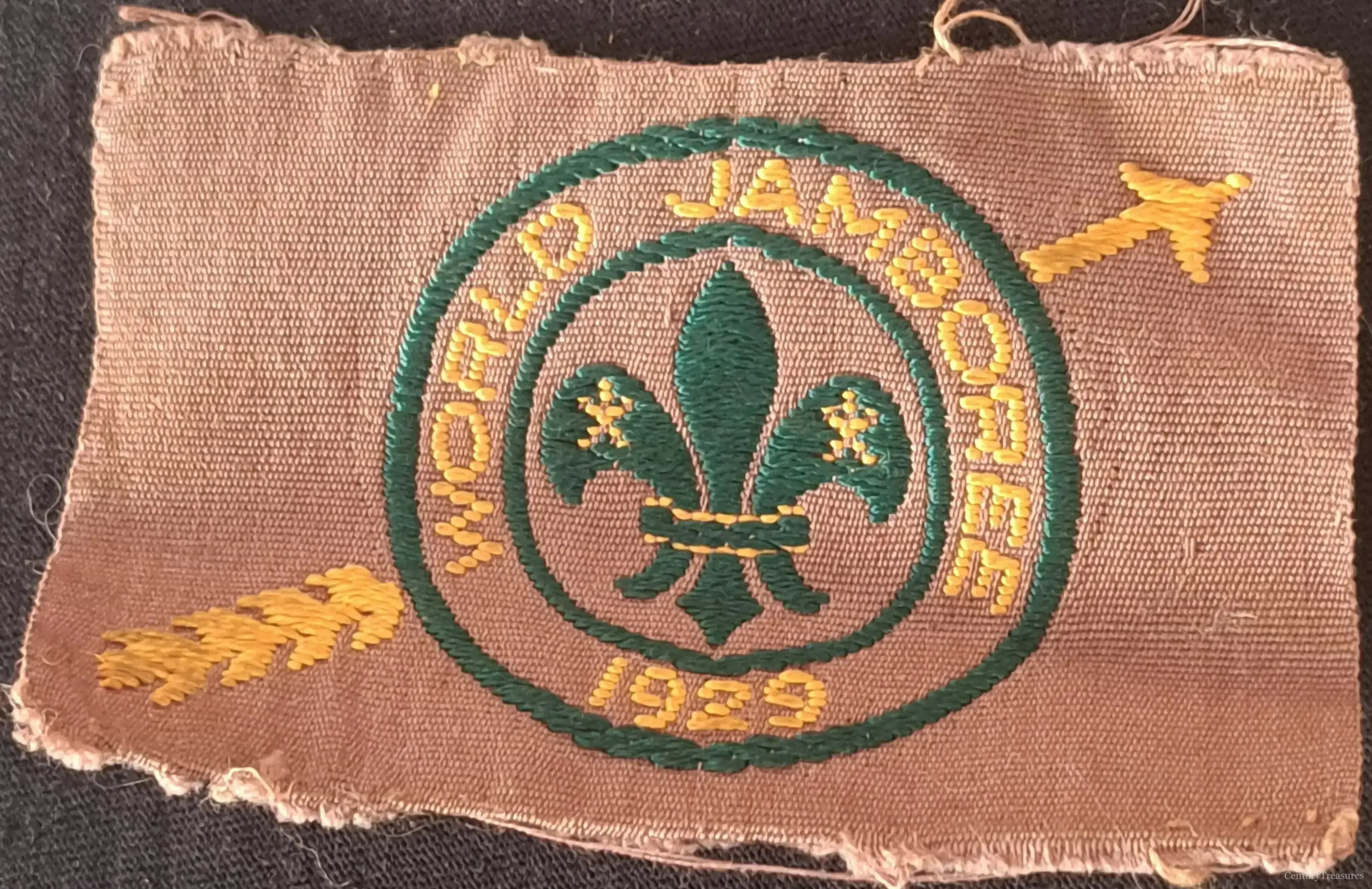 1929 Third World Scout Jamboree Participant Badge