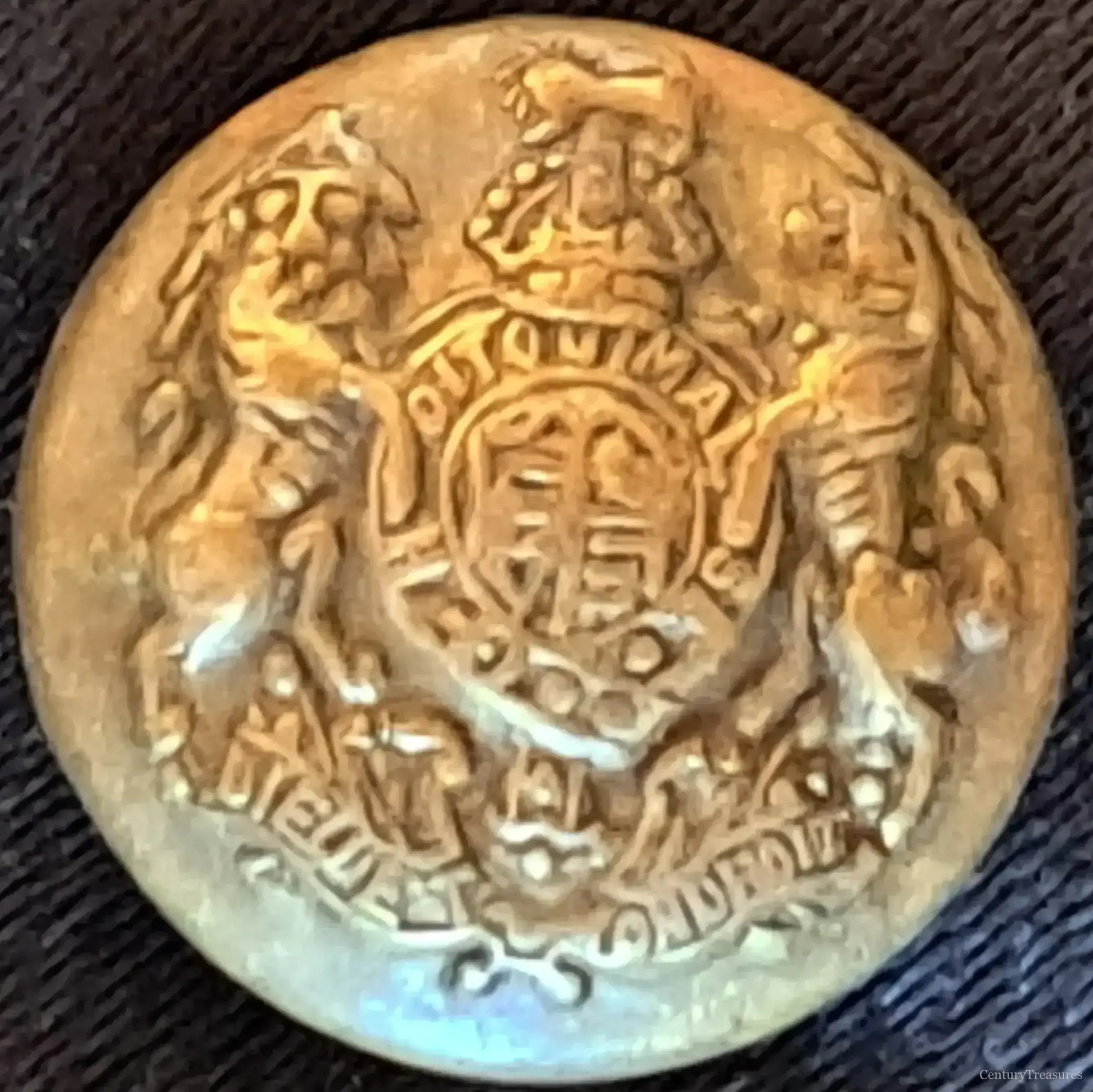 British Raj India General Service Button
