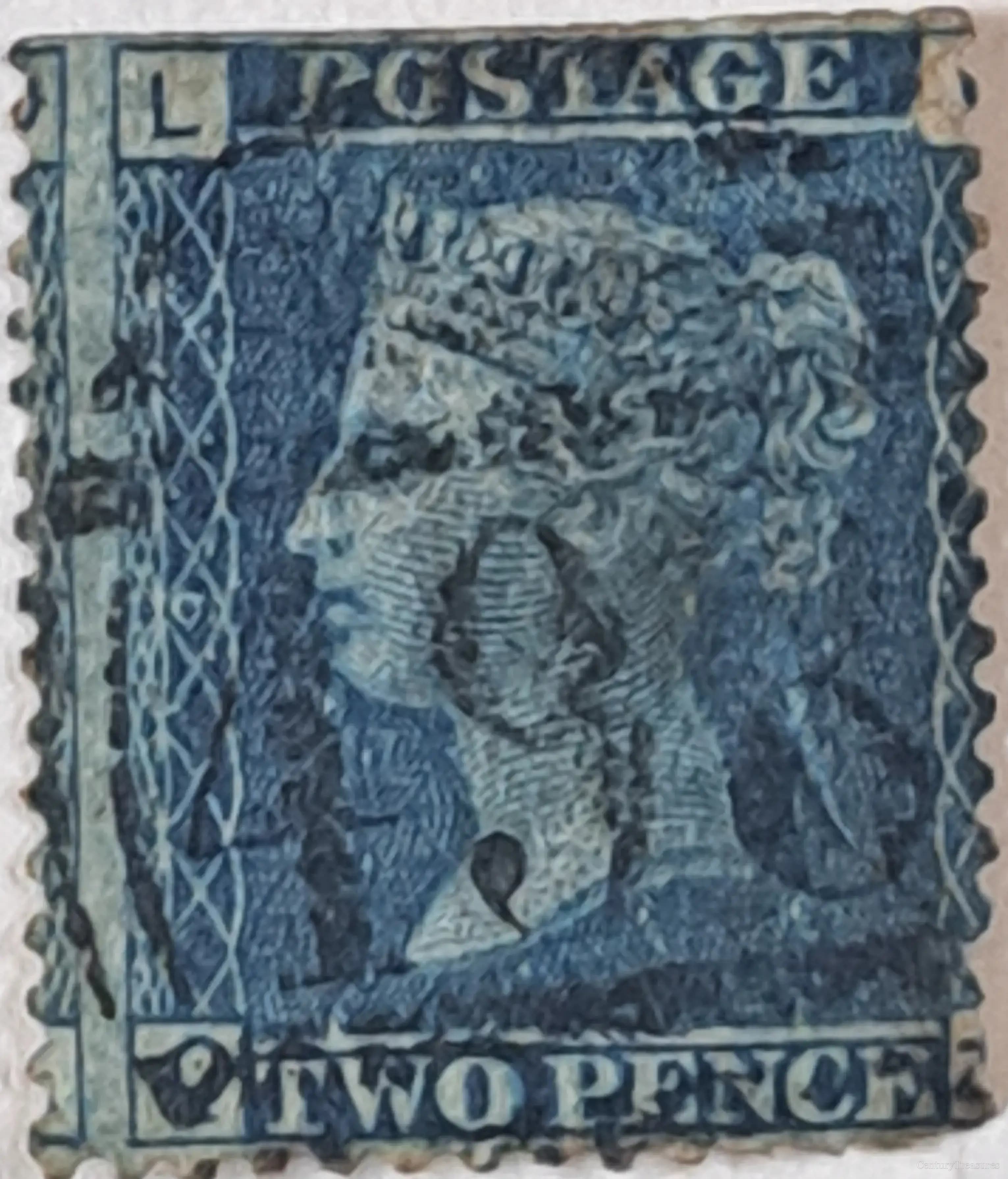 The Queen Victoria Two Pence Blue Mystery