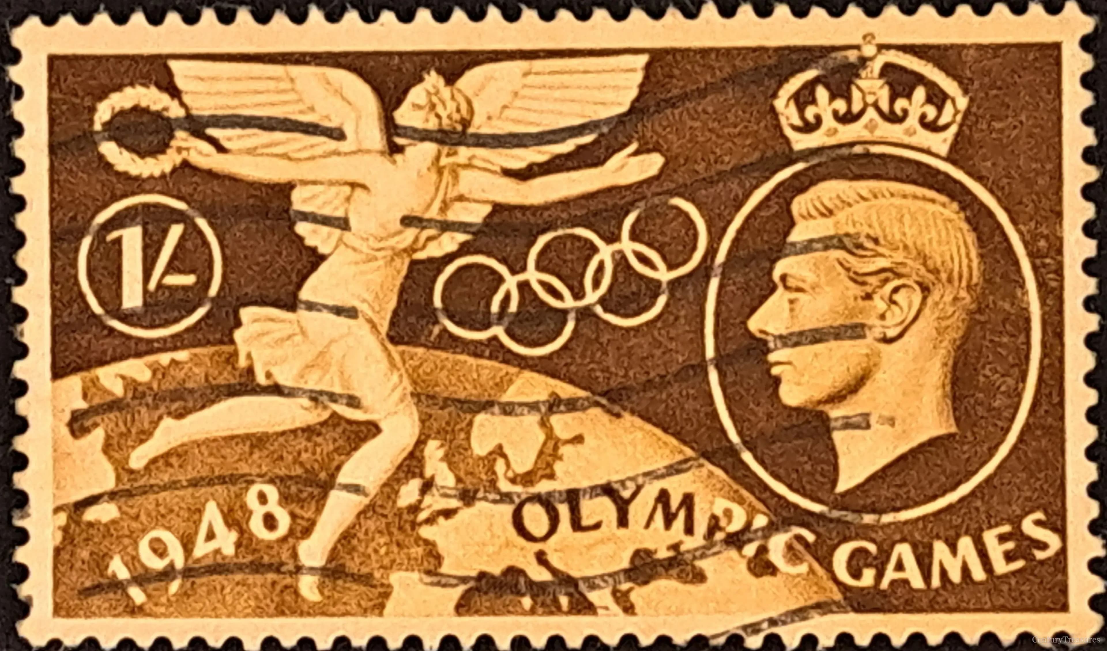 1948 London Olympics 1s Brown