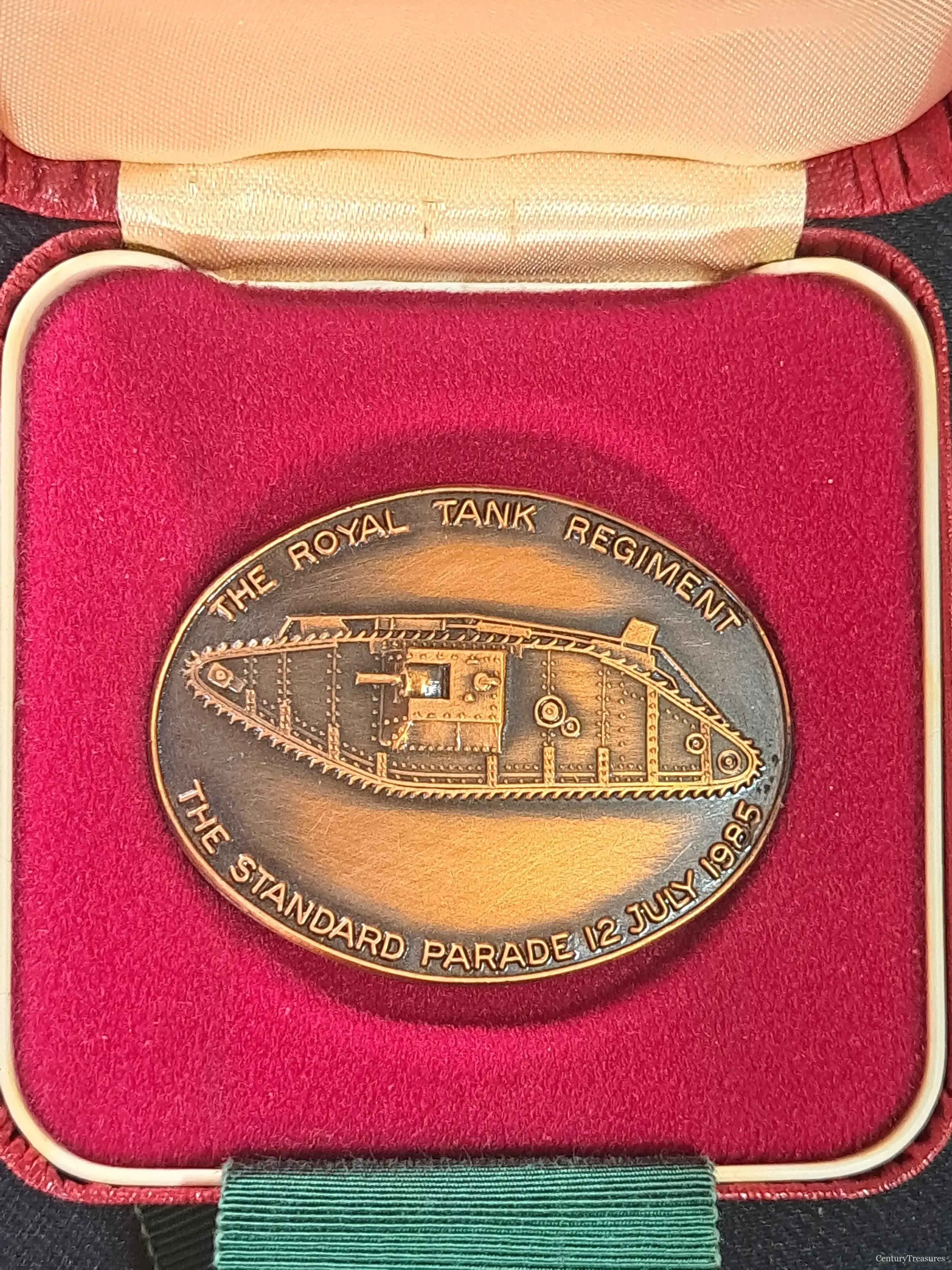 The Royal Tank Regiment Standard Parade Medallion