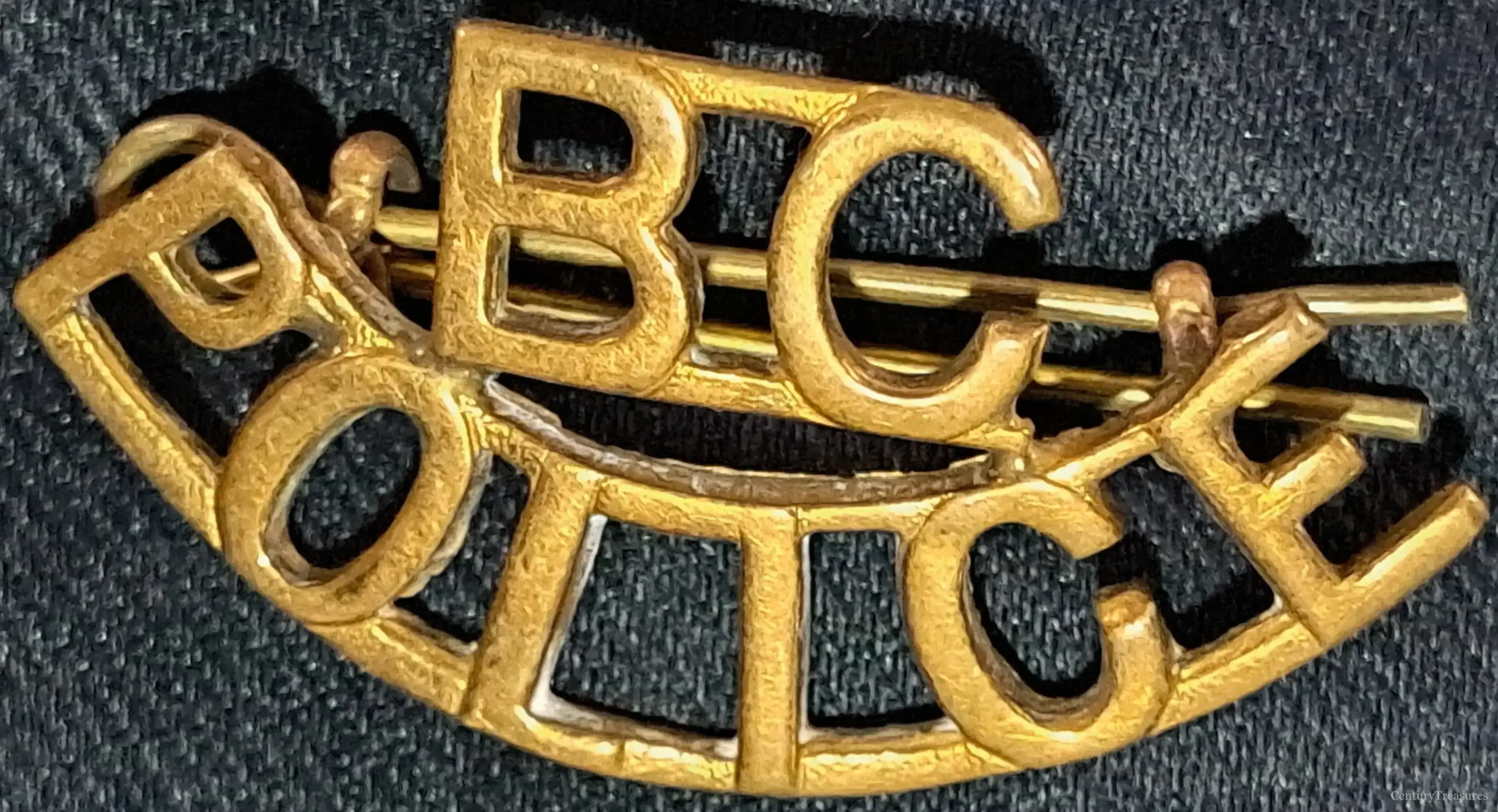 British Columbia Police Shoulder Title