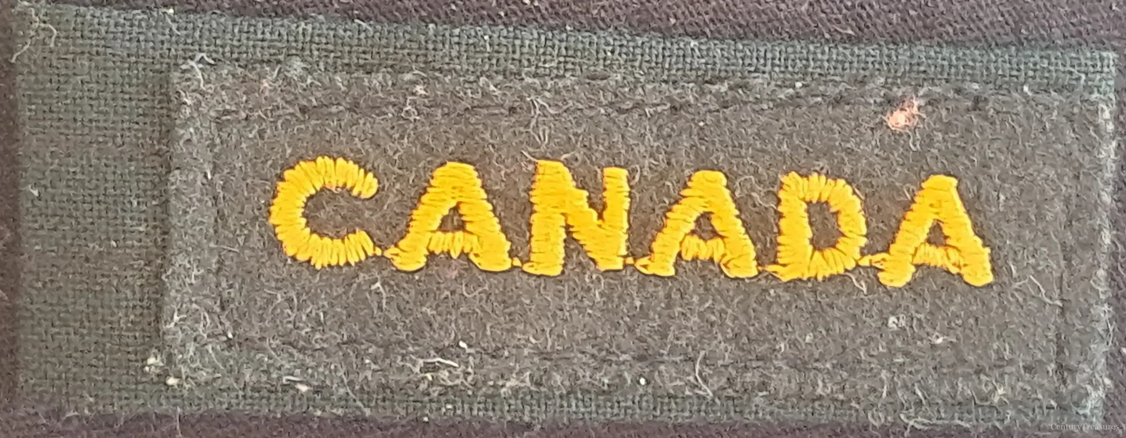 Canada Post-Unification Era Uniform Shoulder Title