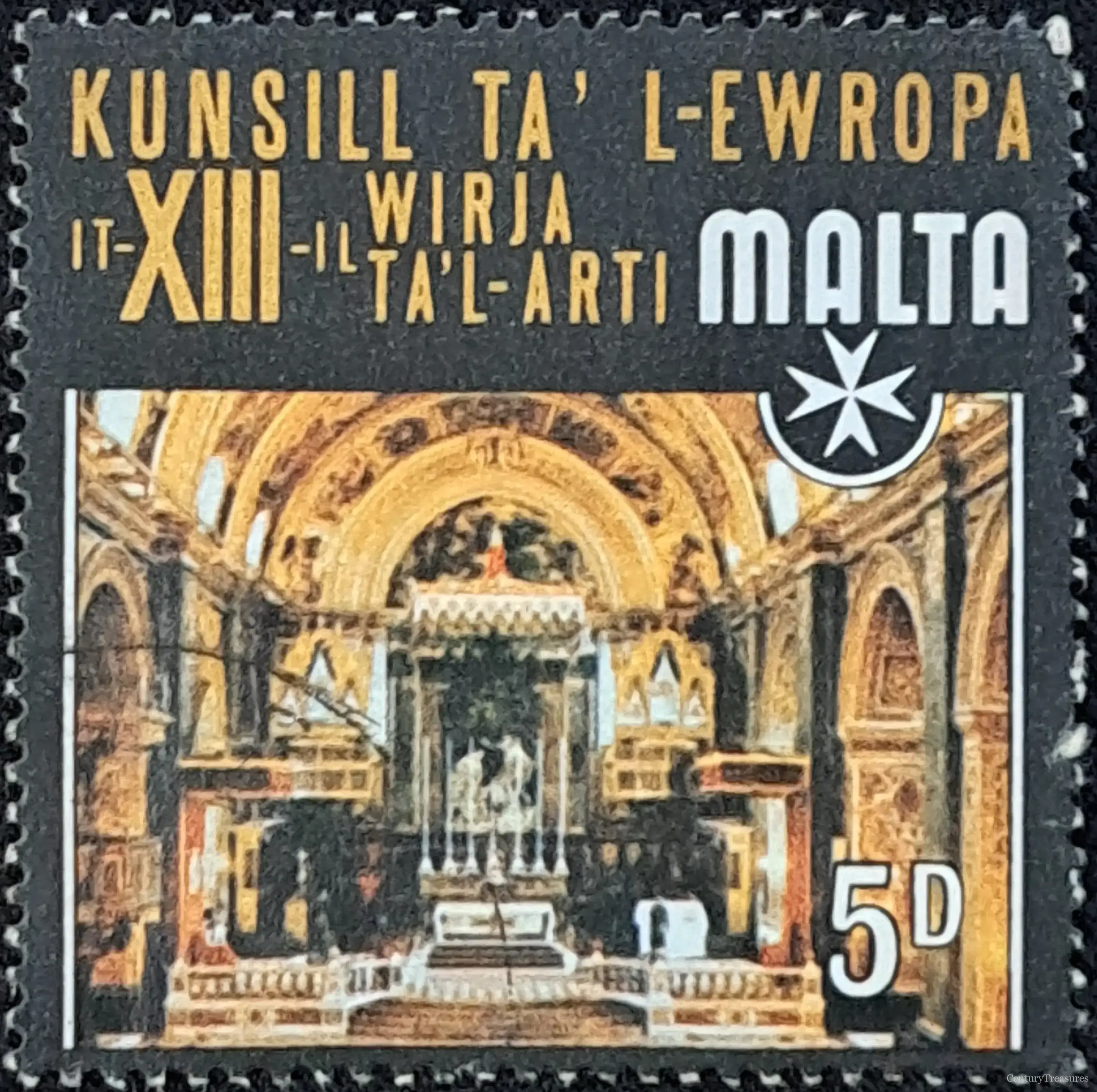 Council of Europe Maltese Exhibition Commemorative