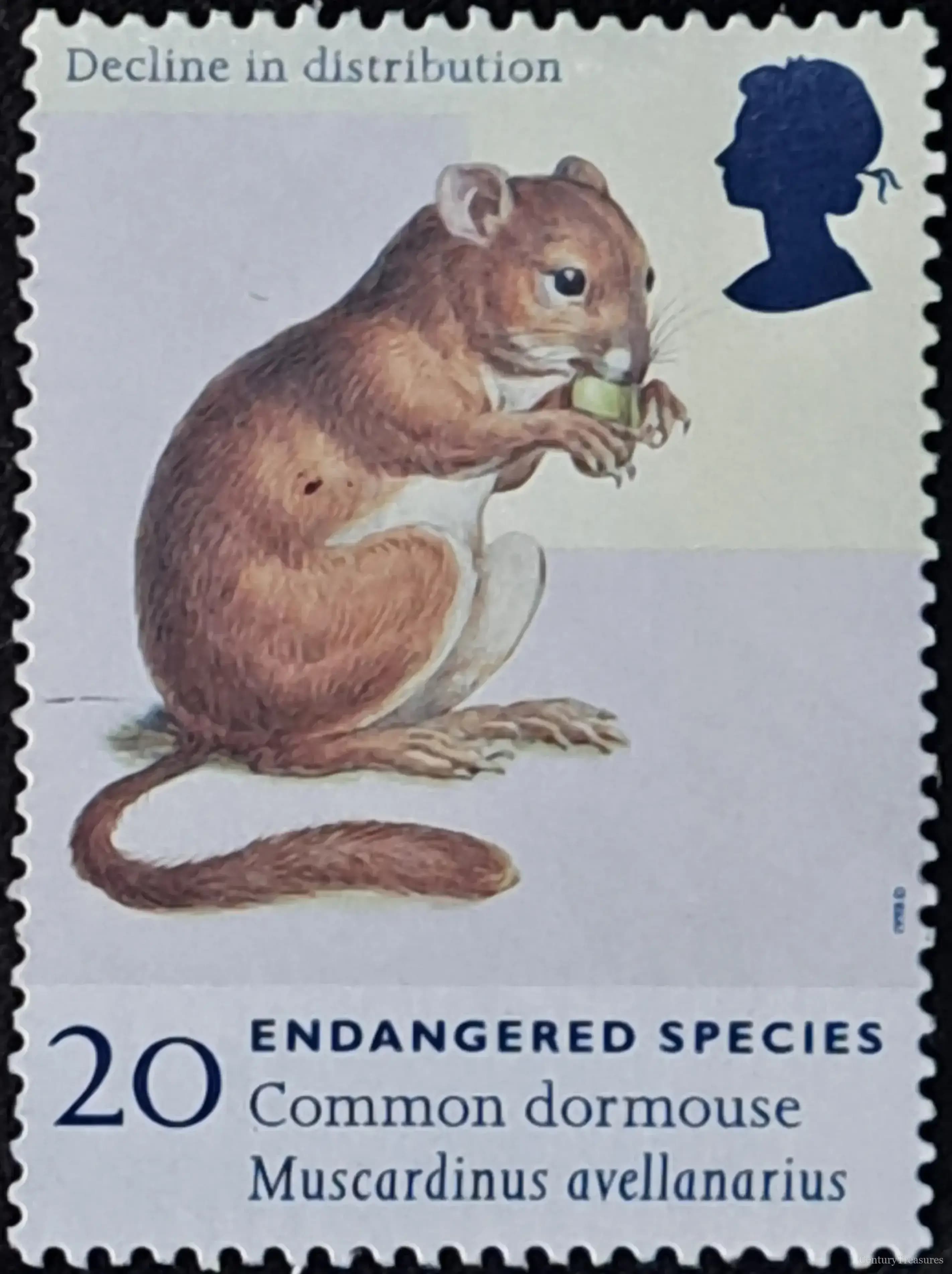 Royal Mail Endangered Species Common Dormouse