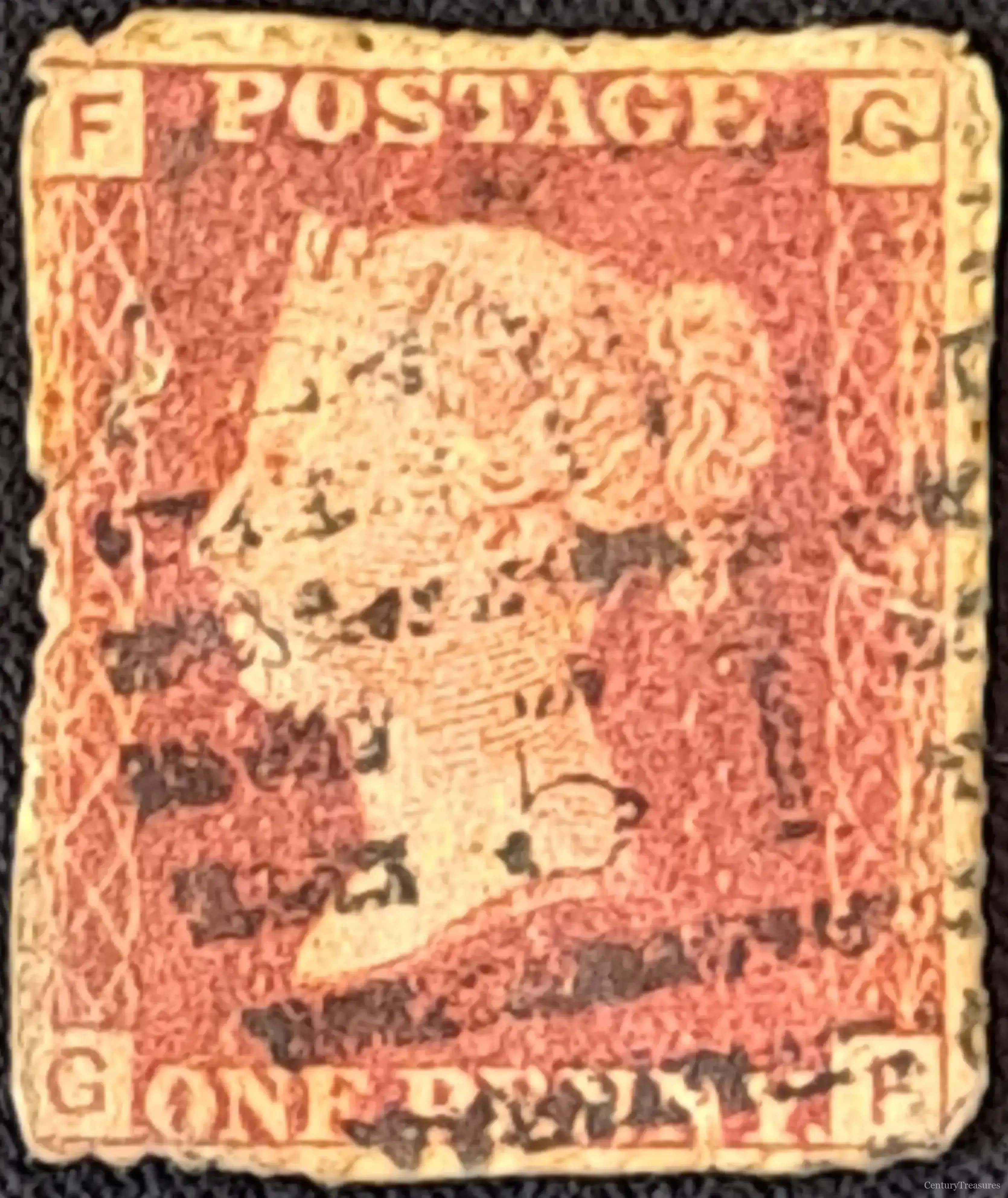 Queen Victoria "Penny Red" Stamp