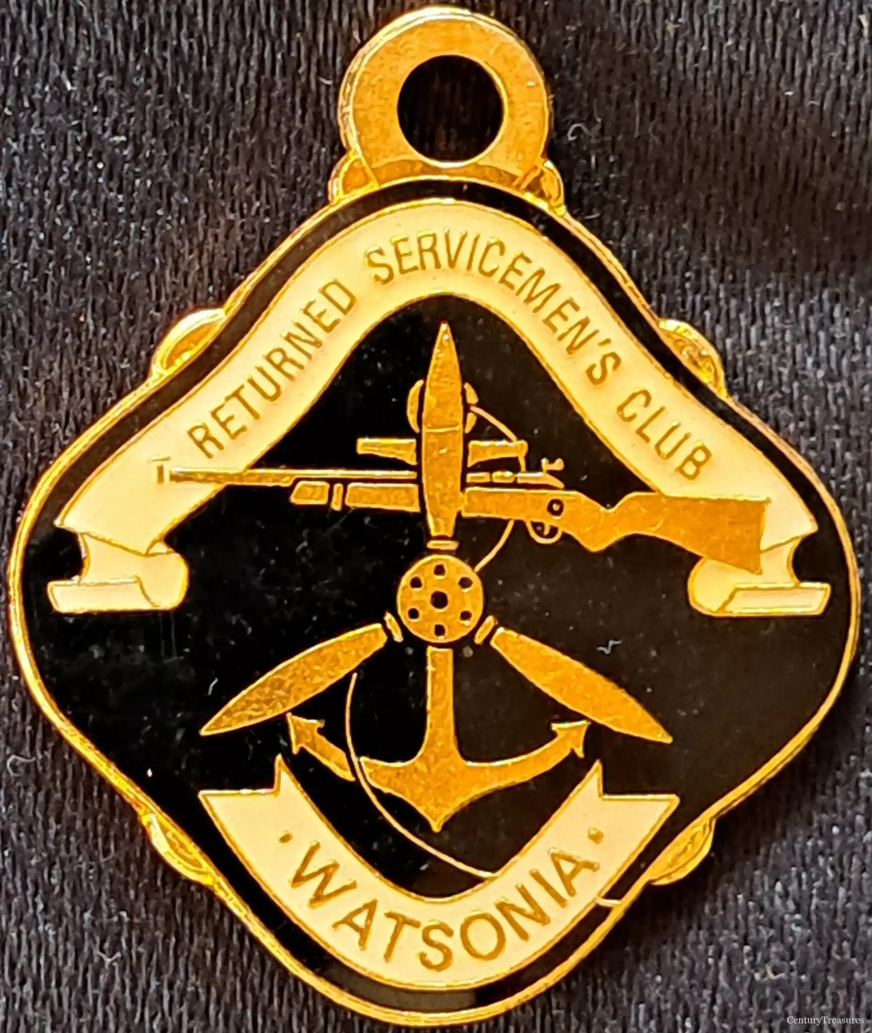 Returned Servicemen’s Club Watsonia Membership Pendant