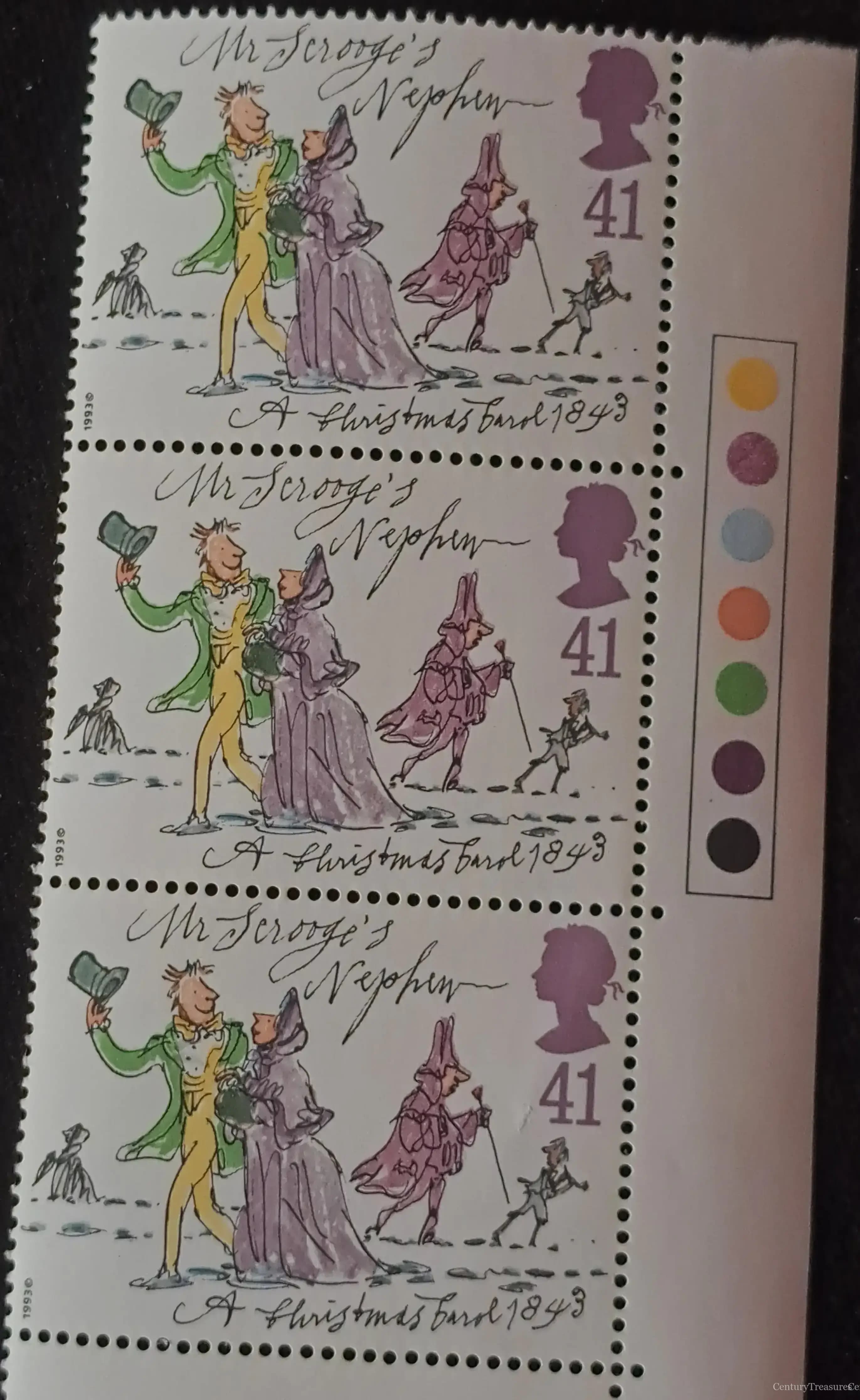 The Quentin Blake Dickens Christmas Strip
