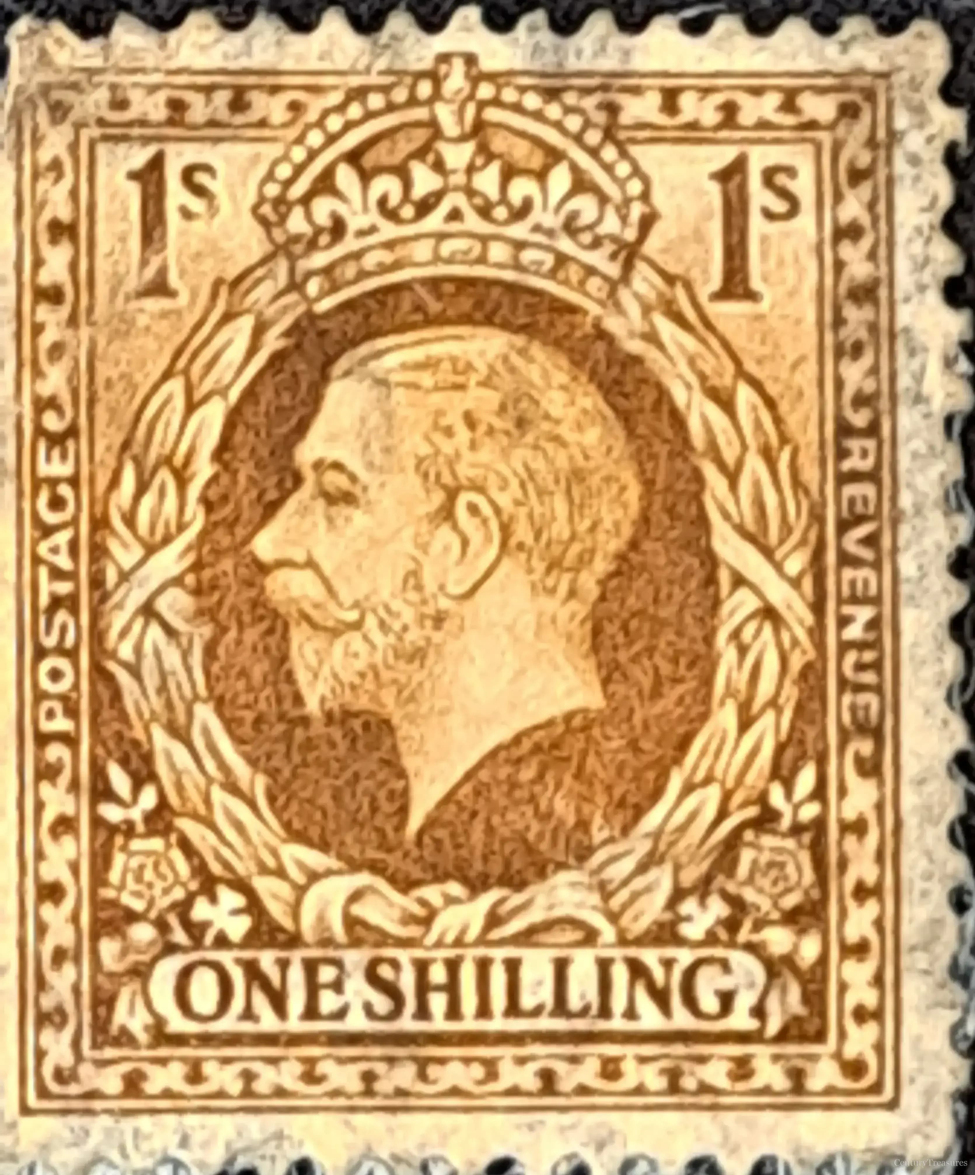 King George V One Shilling Definitive