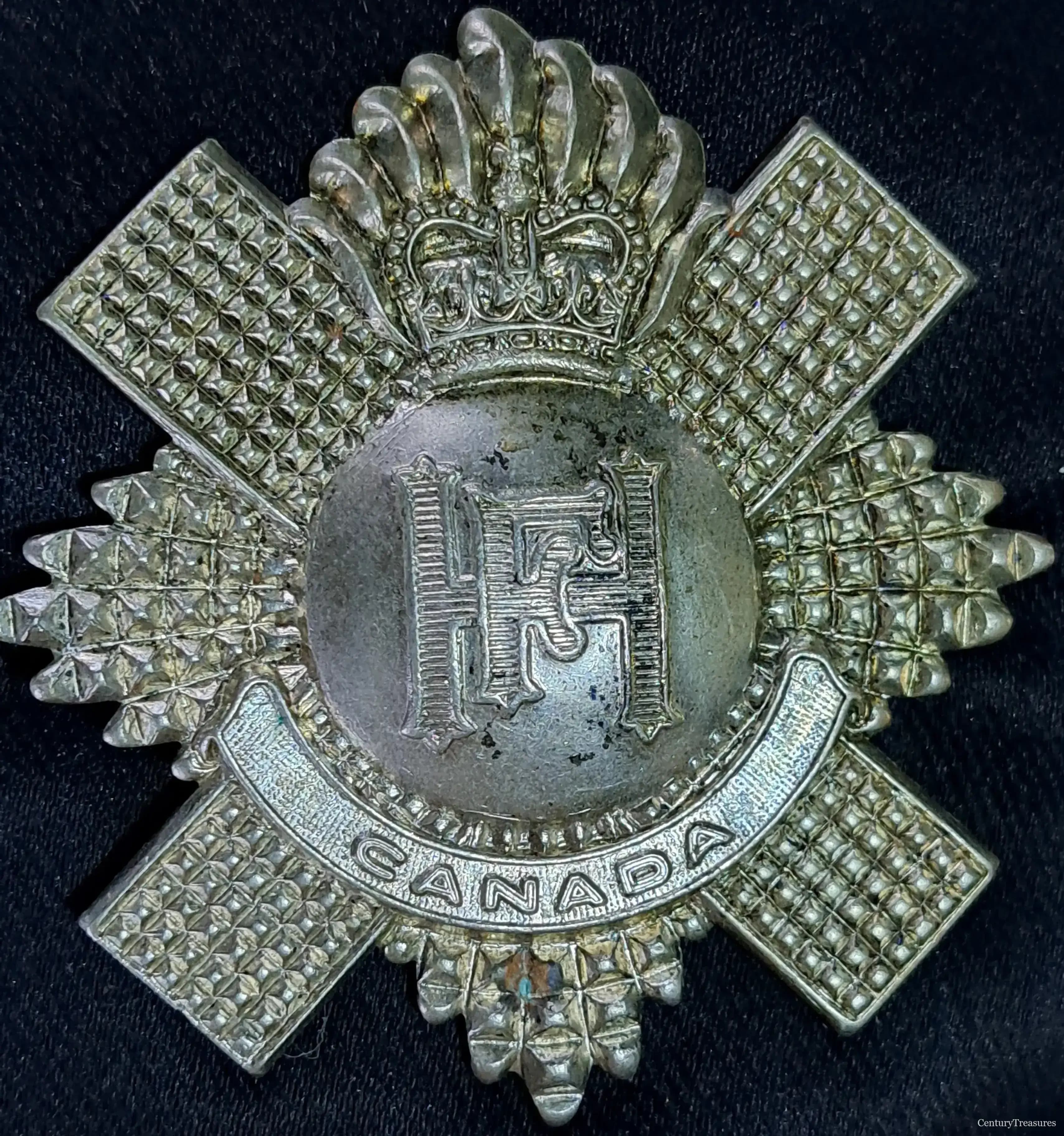 The Highland Fusiliers of Canada Cap Badge