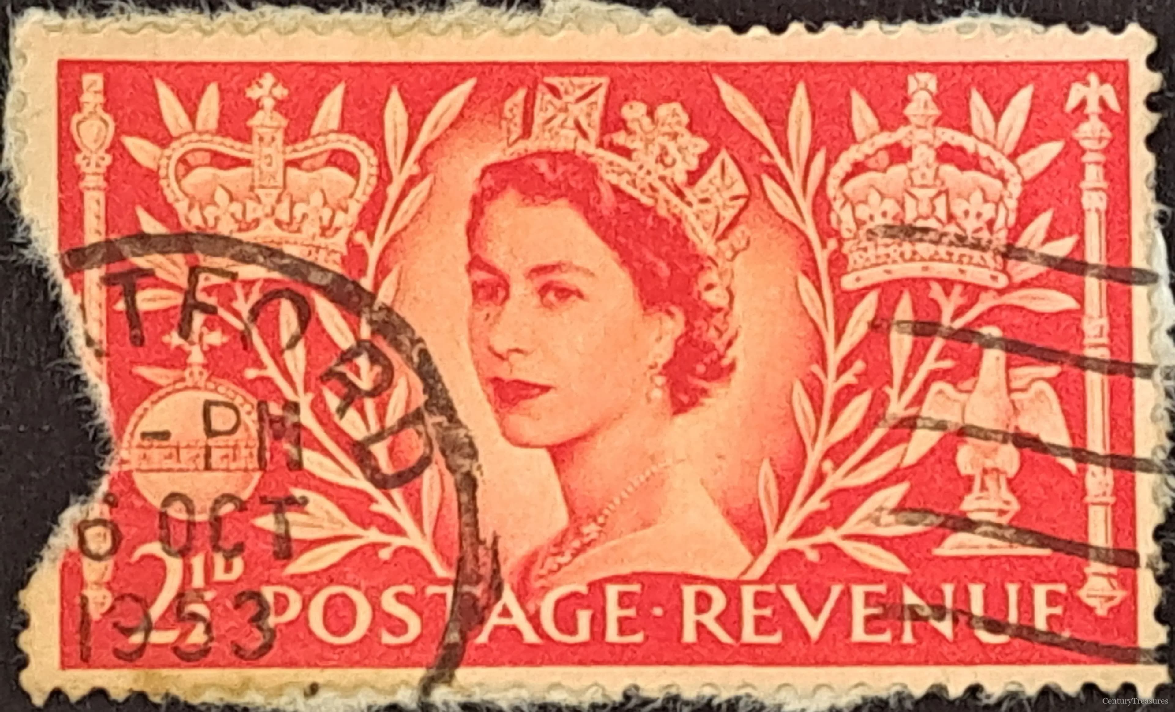Great Britain Coronation Commemorative Stamp