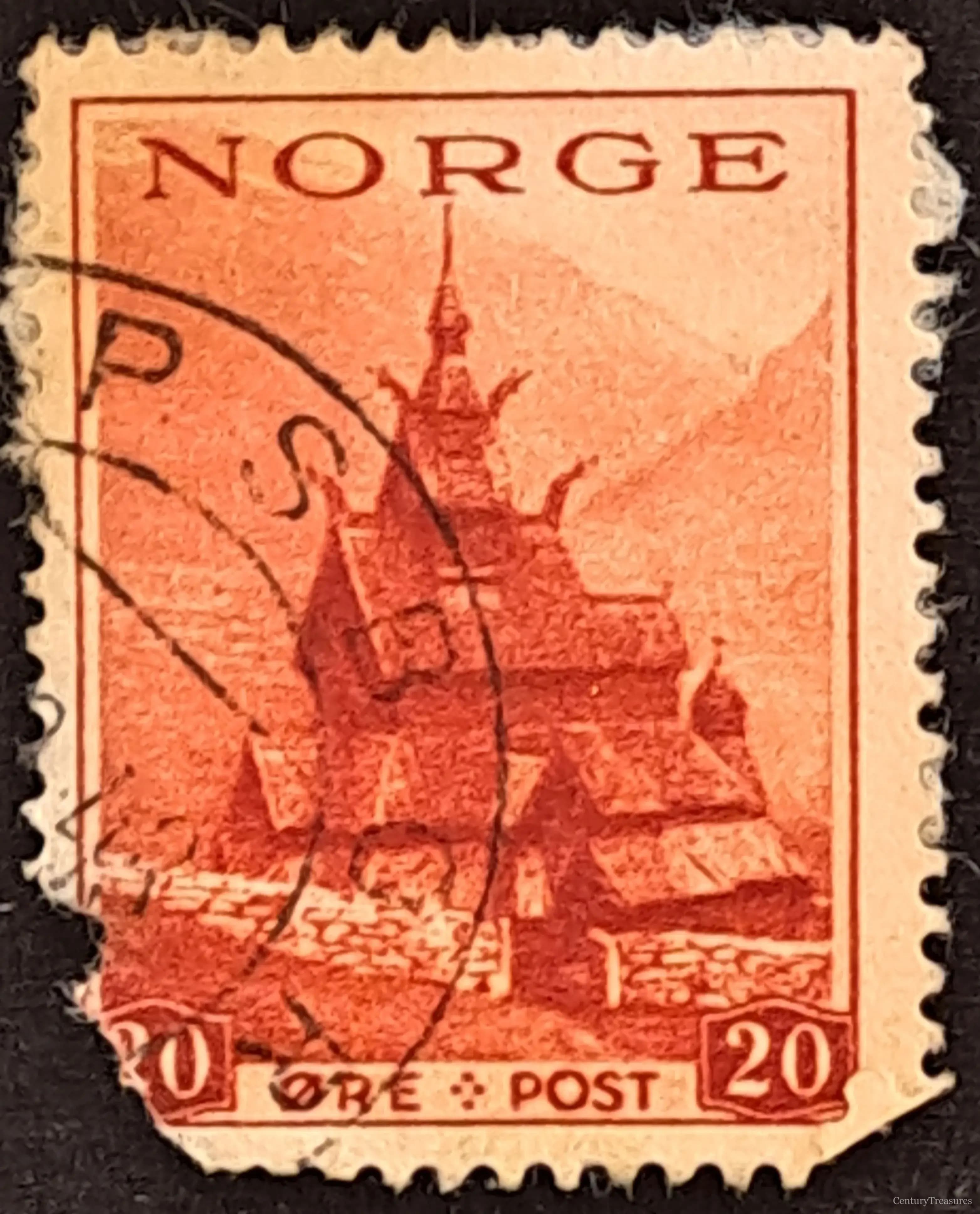 Norway Borgund Stave Church Tourist Issue