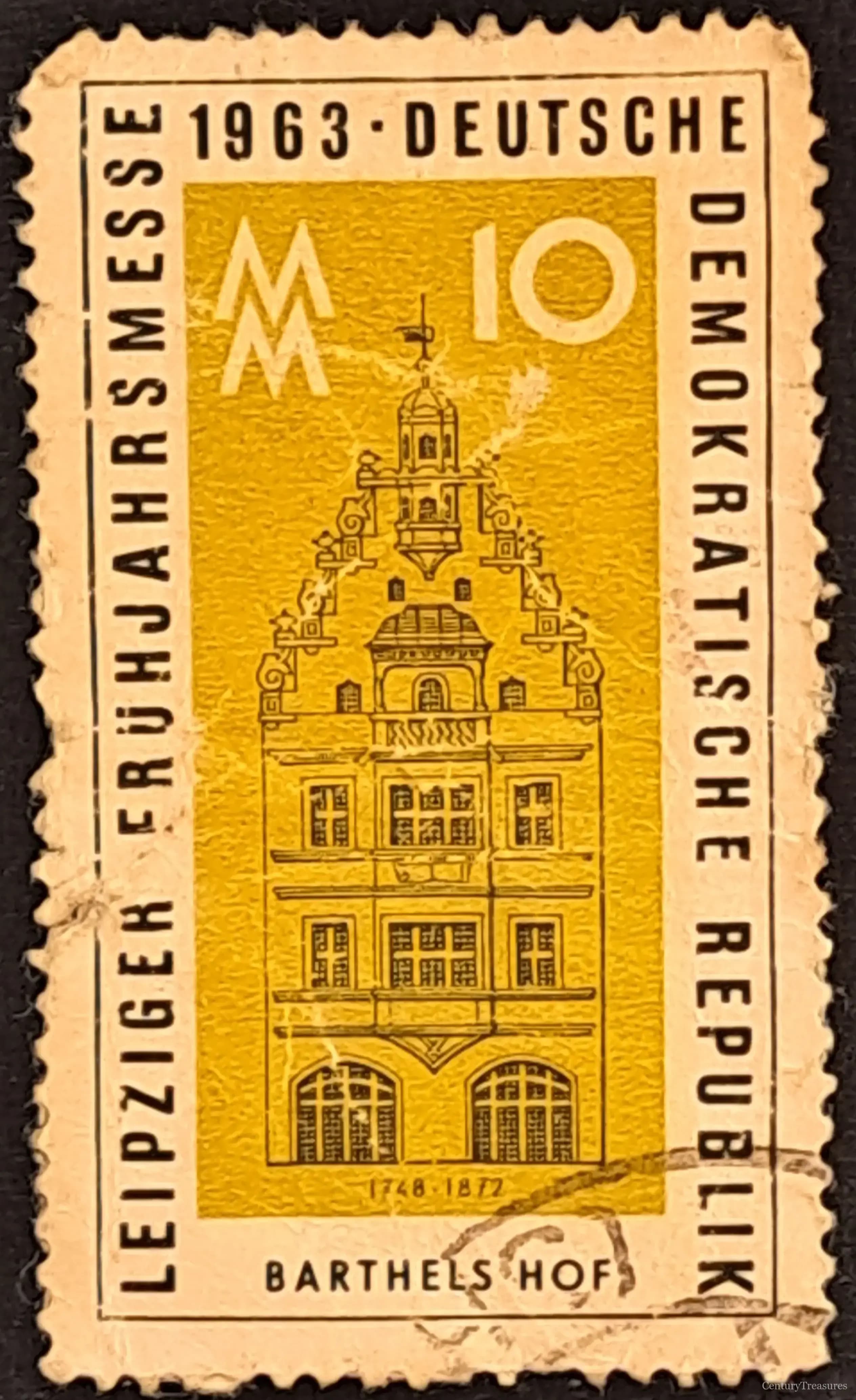 East German Leipzig Spring Fair Commemorative