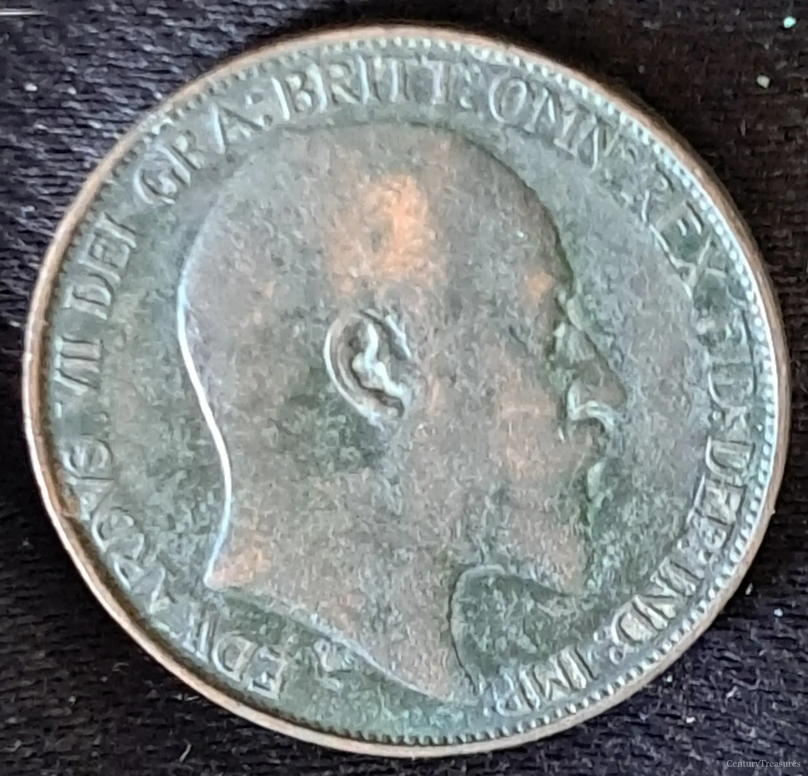 UK 1908 Half Penny
