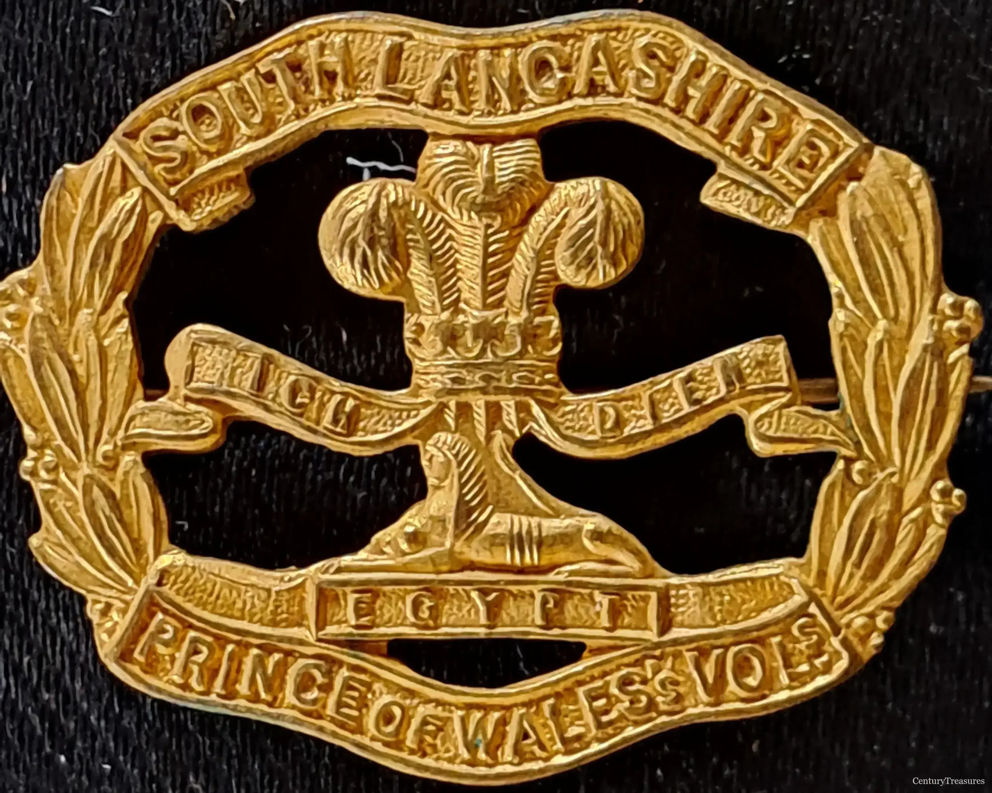 South Lancashire Regiment Prince of Wales’s Volunteers Collar Badge