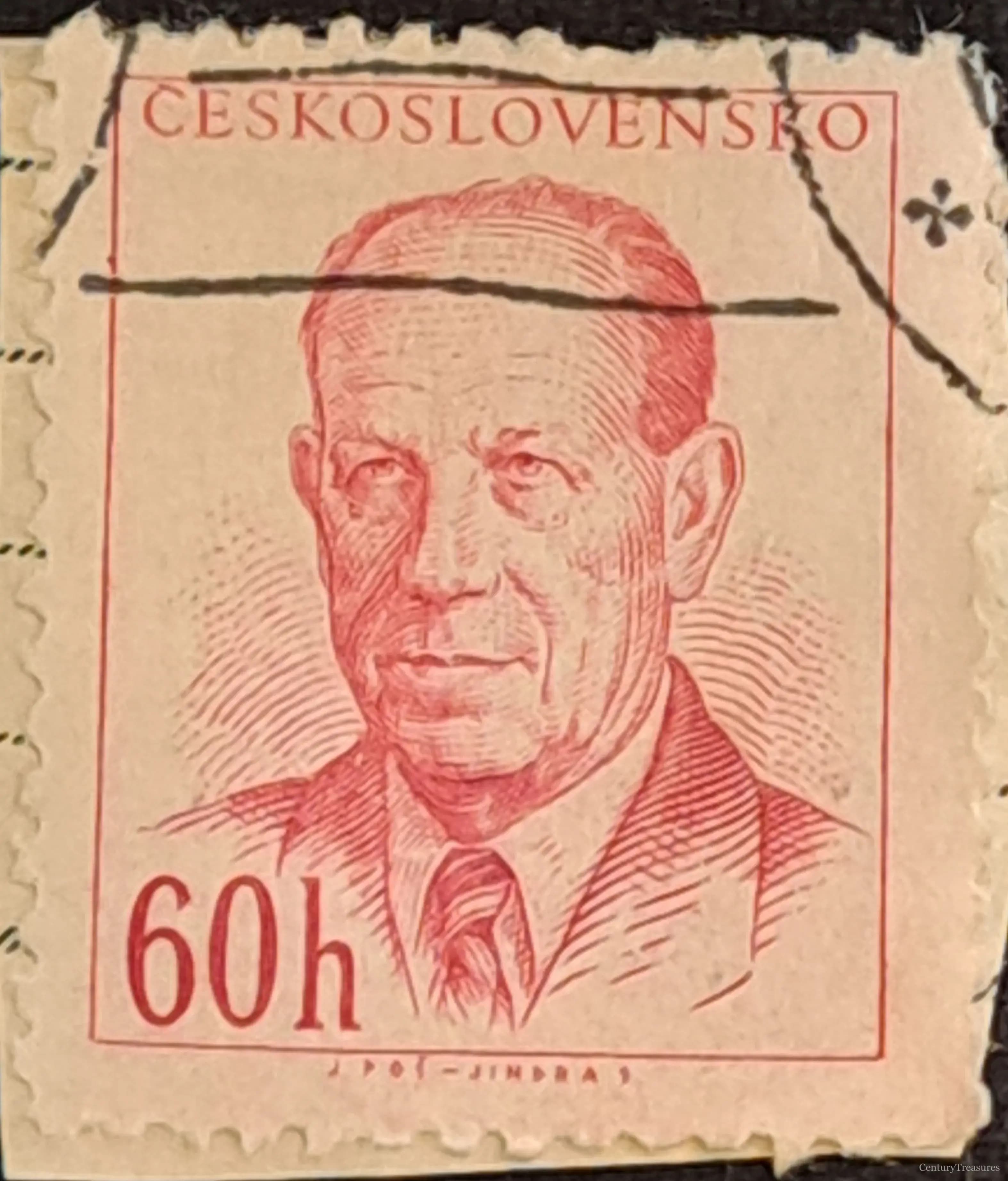 Antonín Zápotocký Definitive Issue