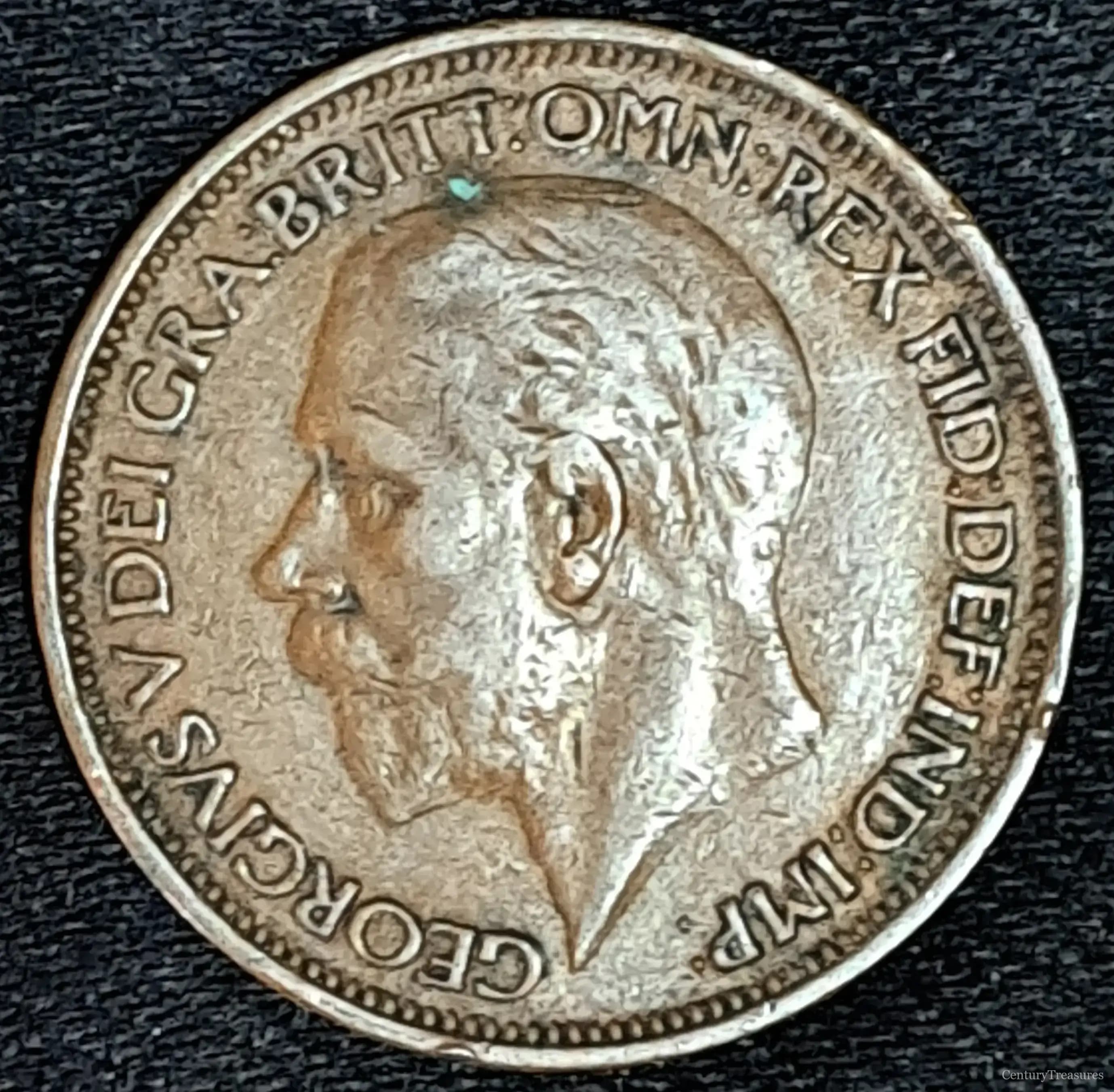 UK 1927 Halfpenny