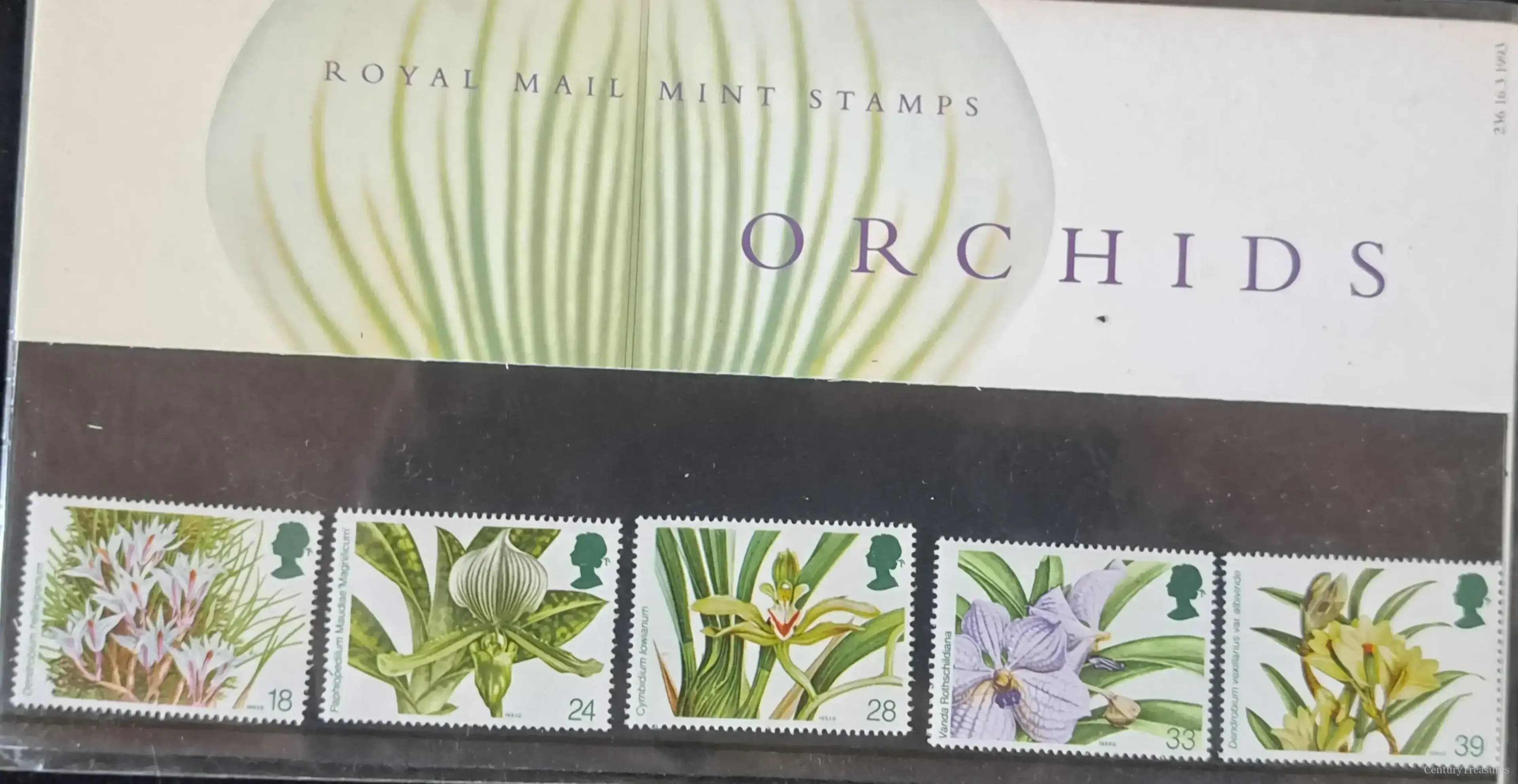 Royal Mail Orchids Presentation Pack