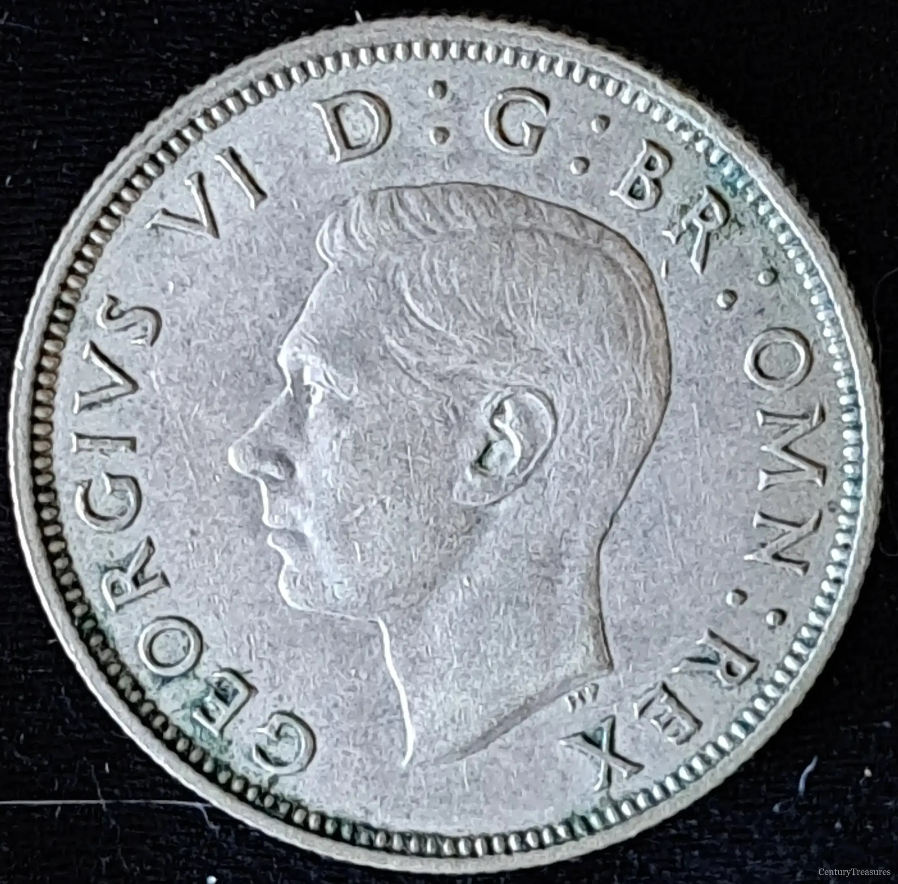 UK 1940 Silver Florin