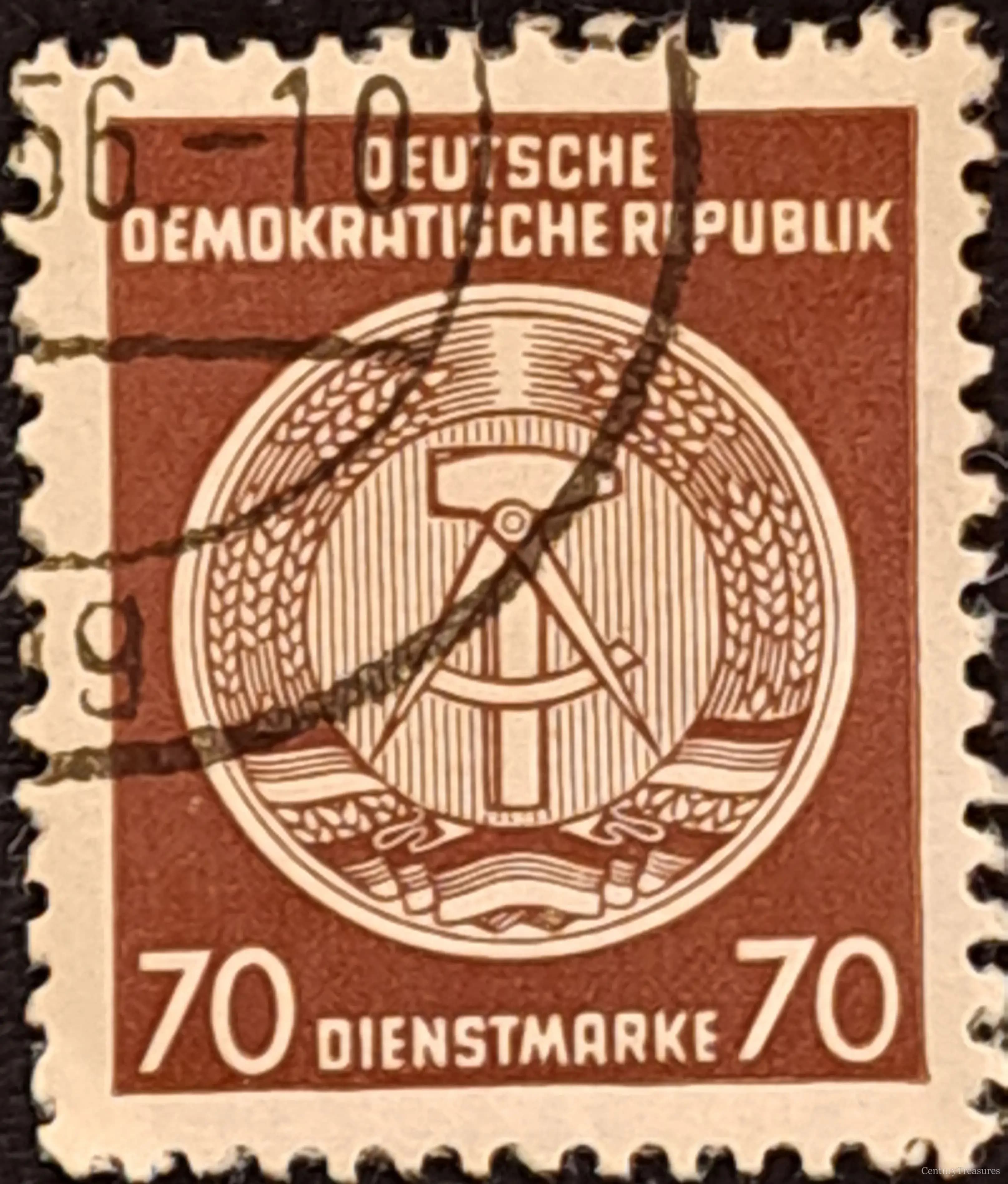 East Germany (DDR) Crimson Emblems of Bureaucracy