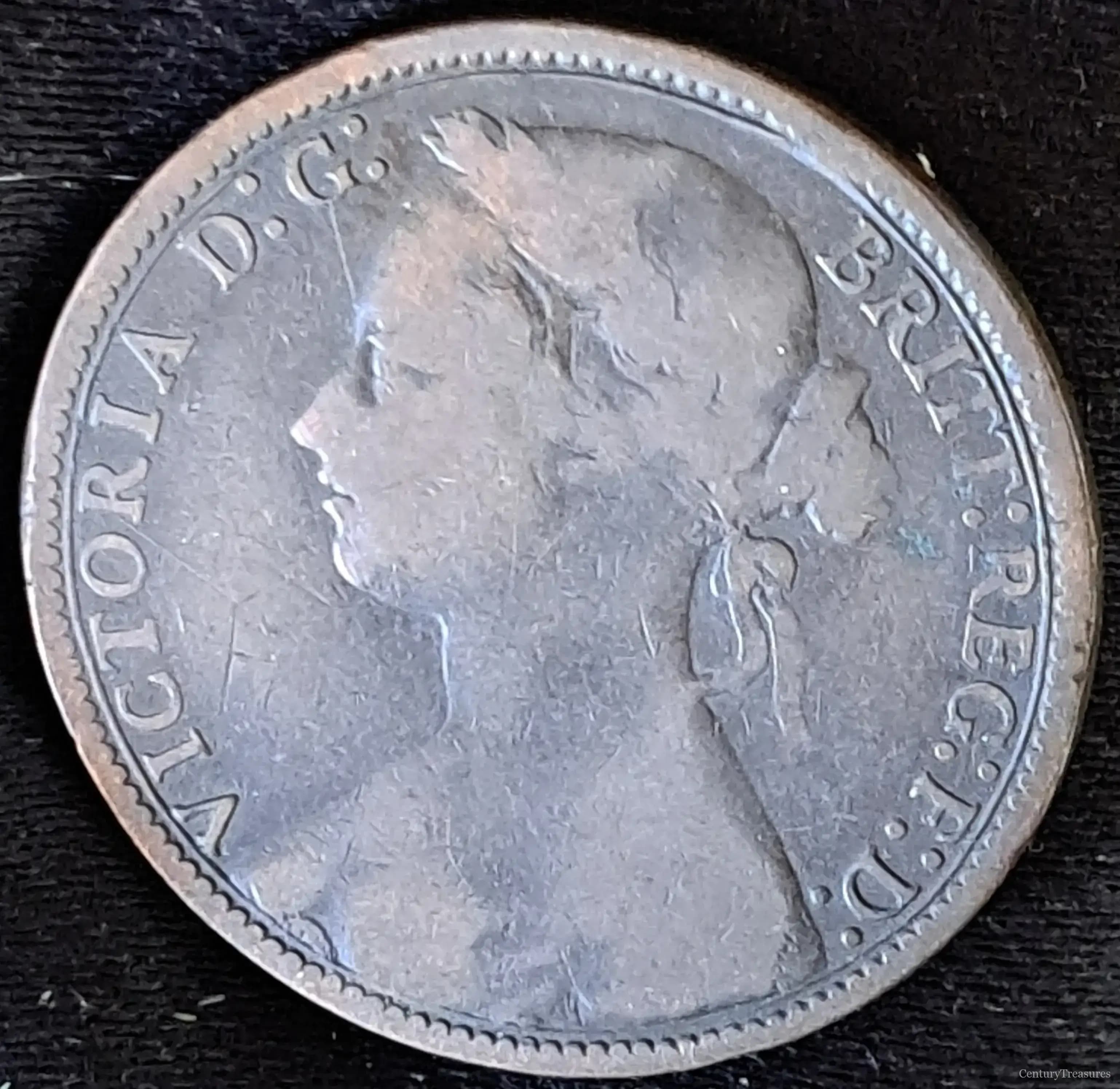 UK 1877 Penny