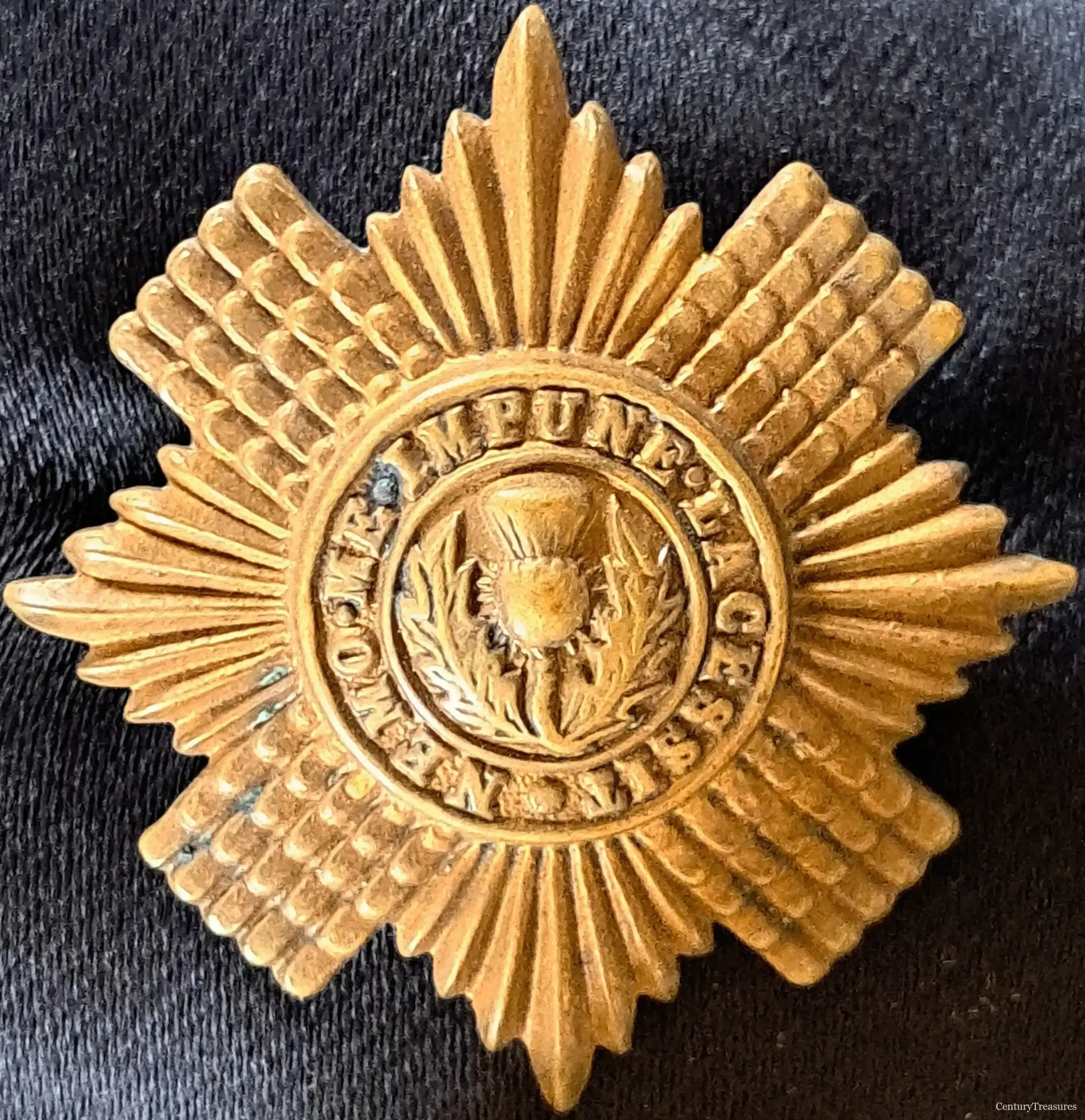 Scots Guards Star Insignia Cap Badge