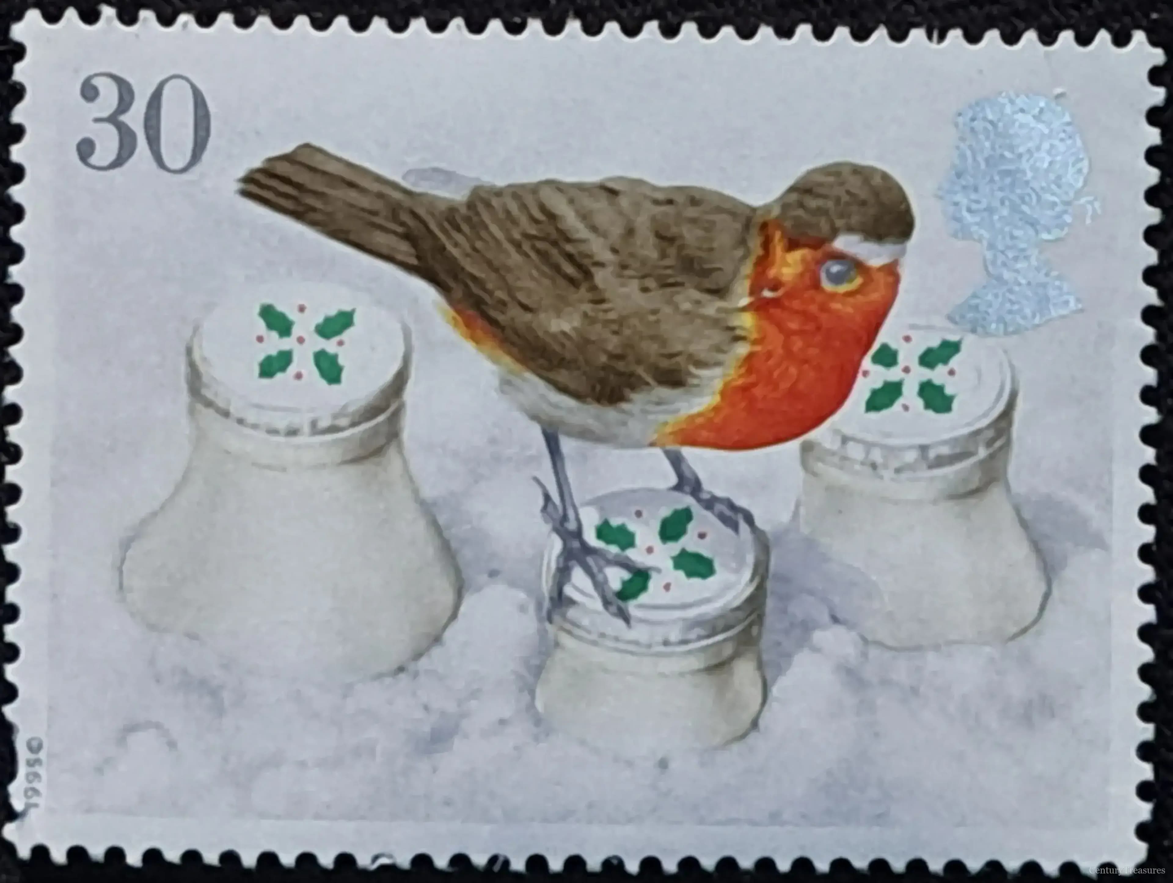Royal Mail Christmas European Robin