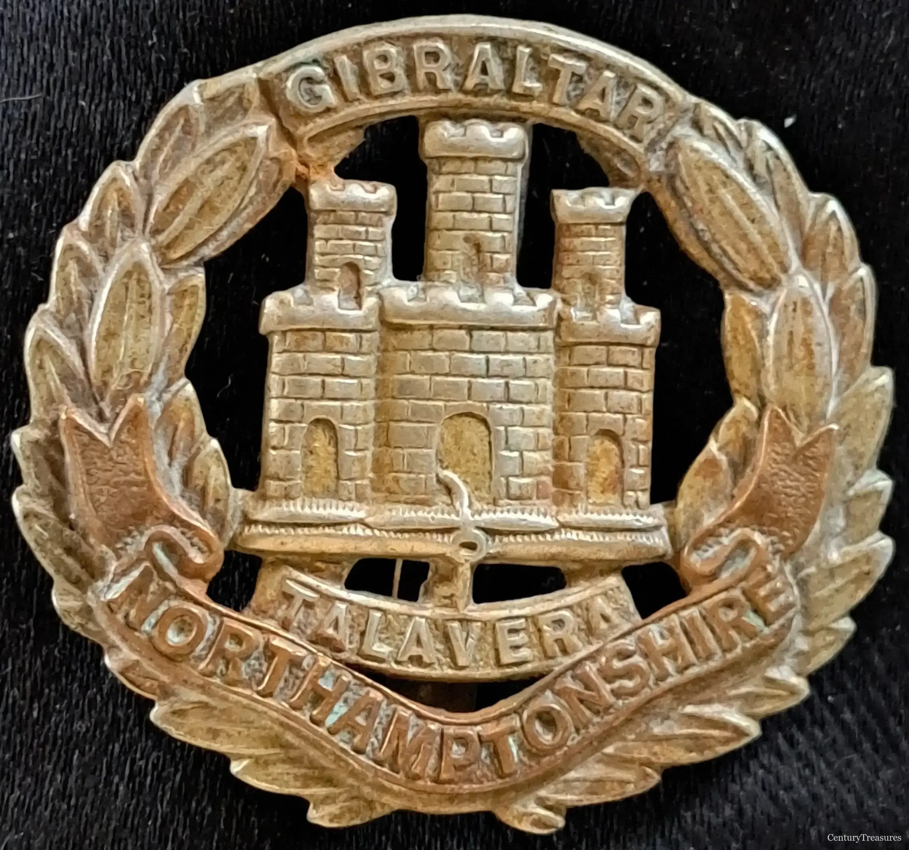 Northamptonshire Regiment Cap Badge