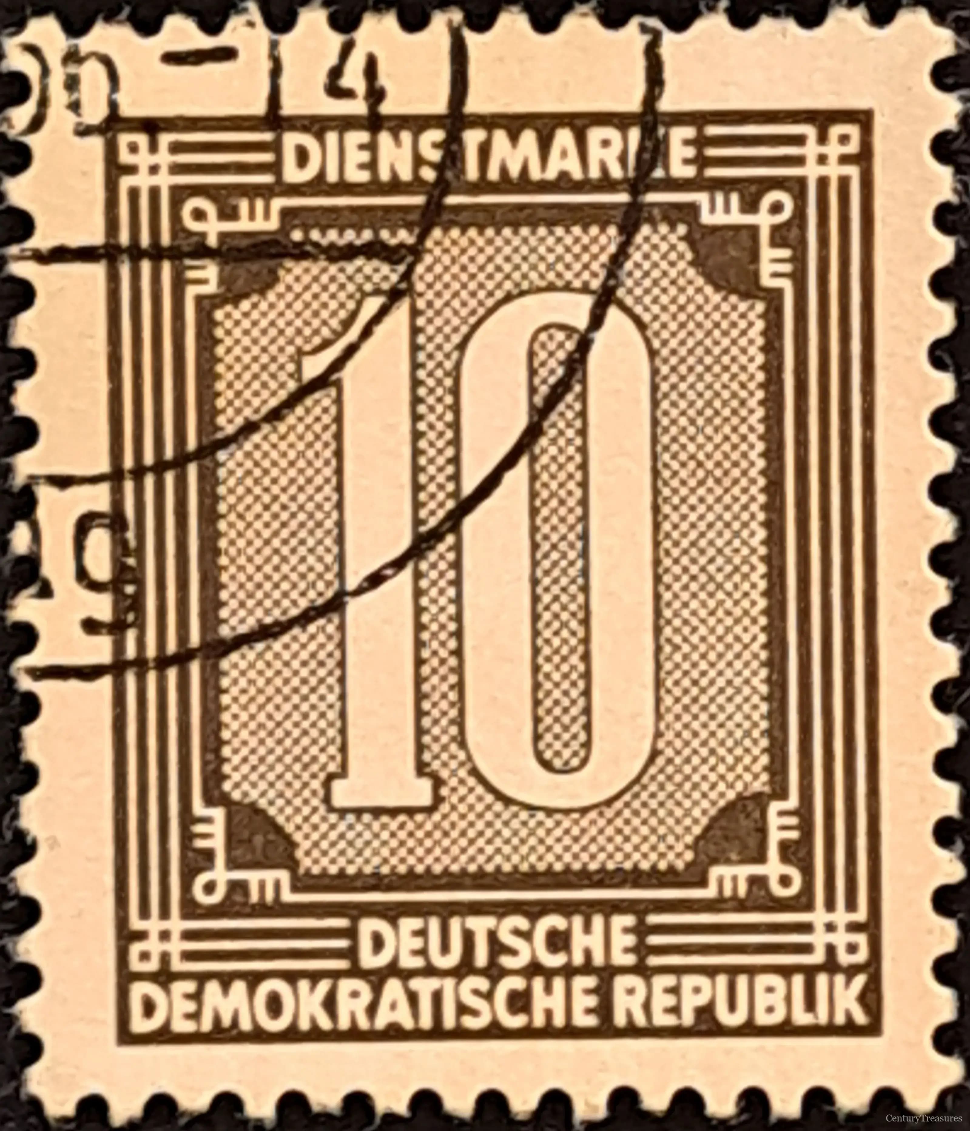 East German (DDR) Administrative Numeral Issue