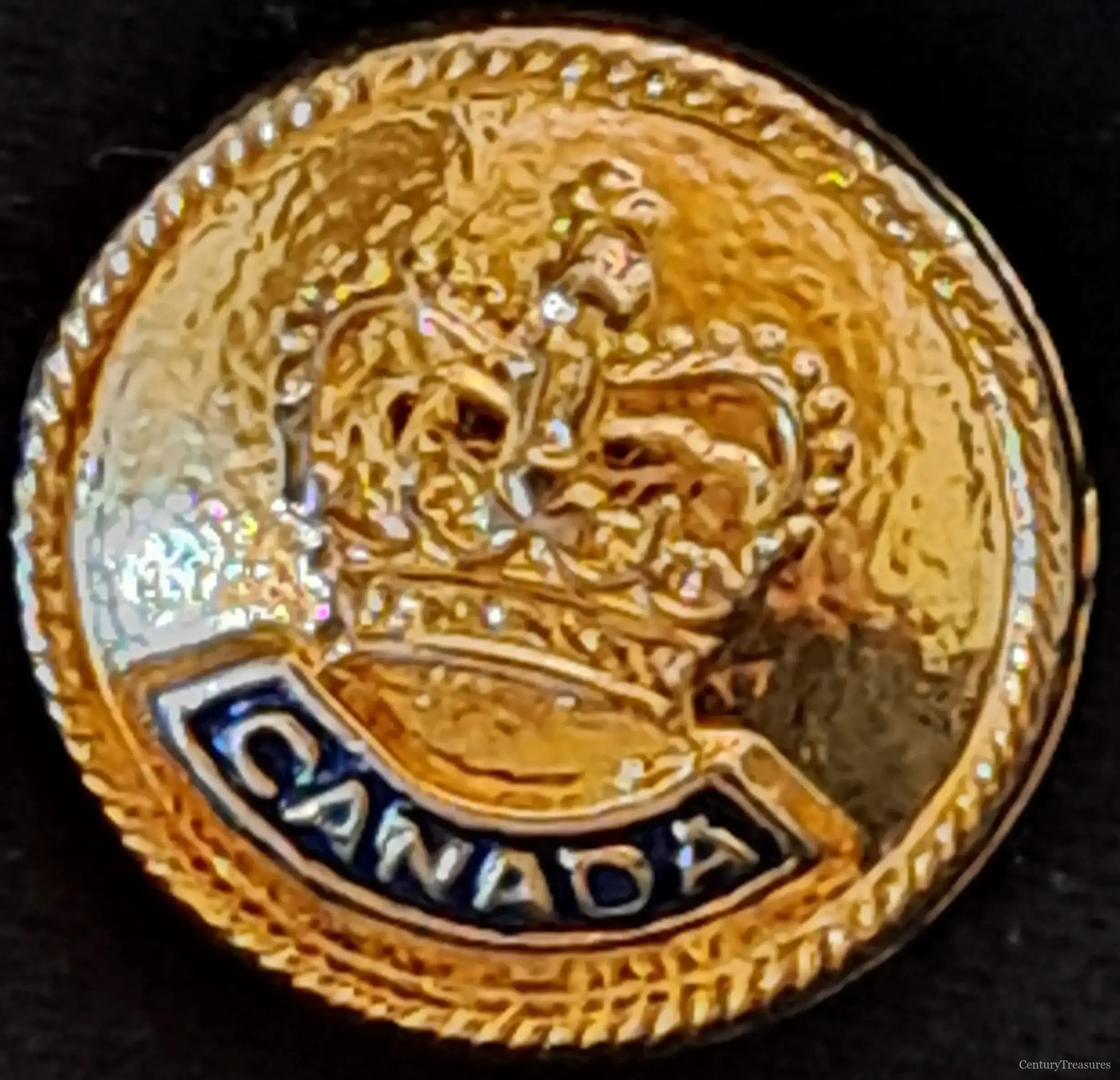 Canadian Uniform Button