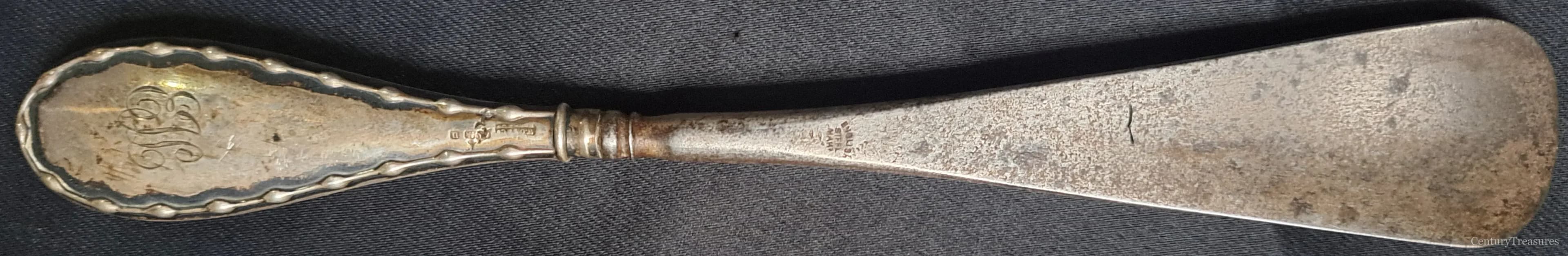 Antique Silver-Handled Shoehorn