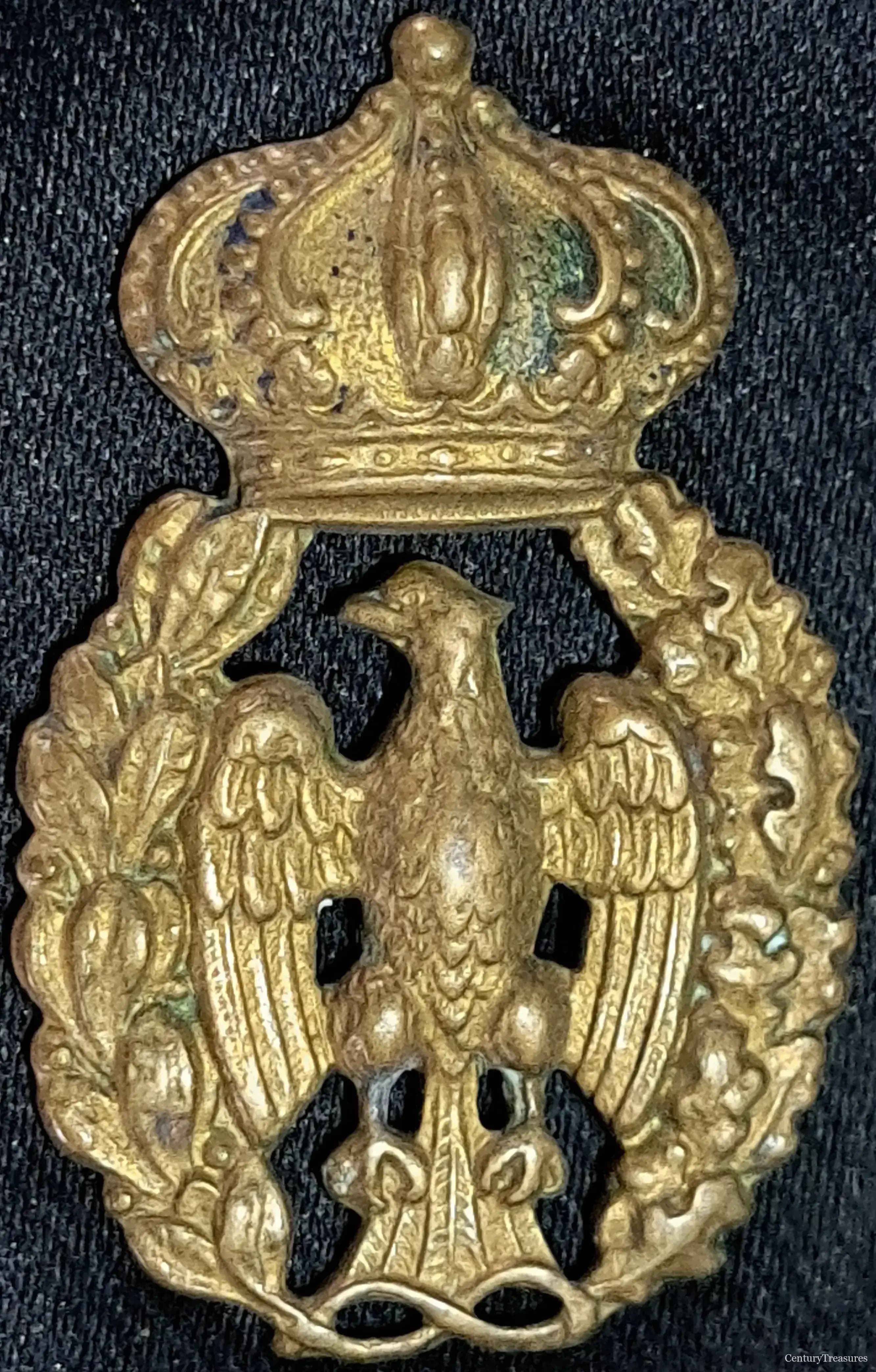 WWII Italian Royal Air Force (Regia Aeronautica) Cap Badge
