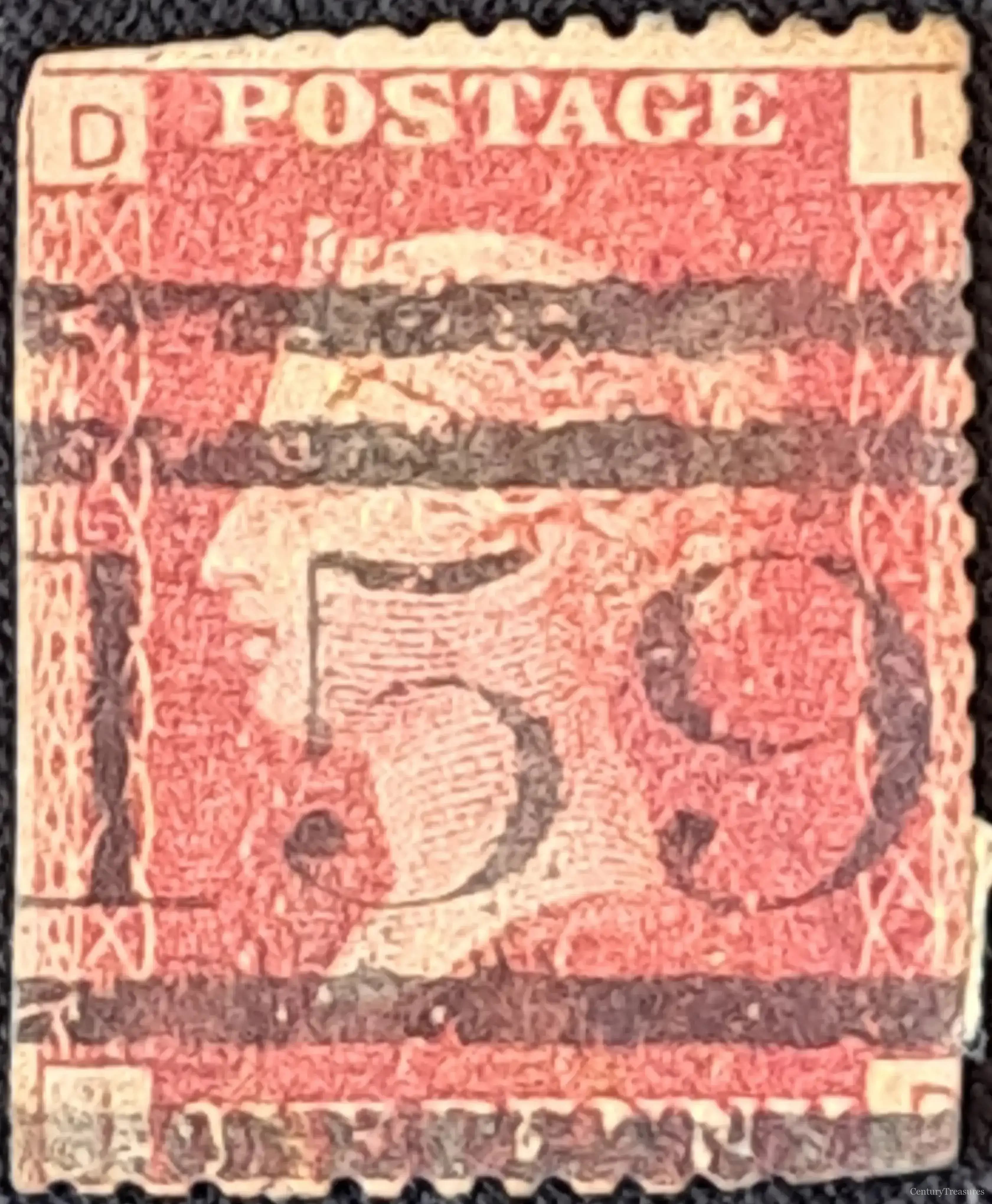 Victorian Penny Red Stamp
