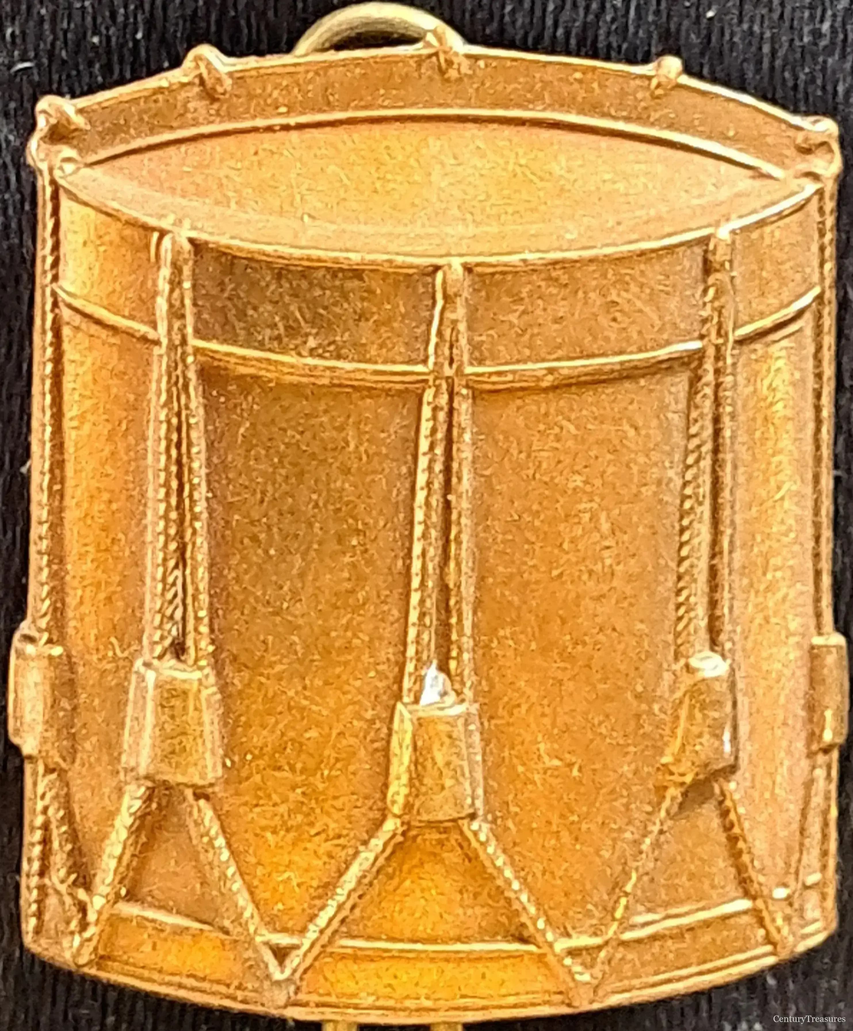 British Regiment Side Drum Badge