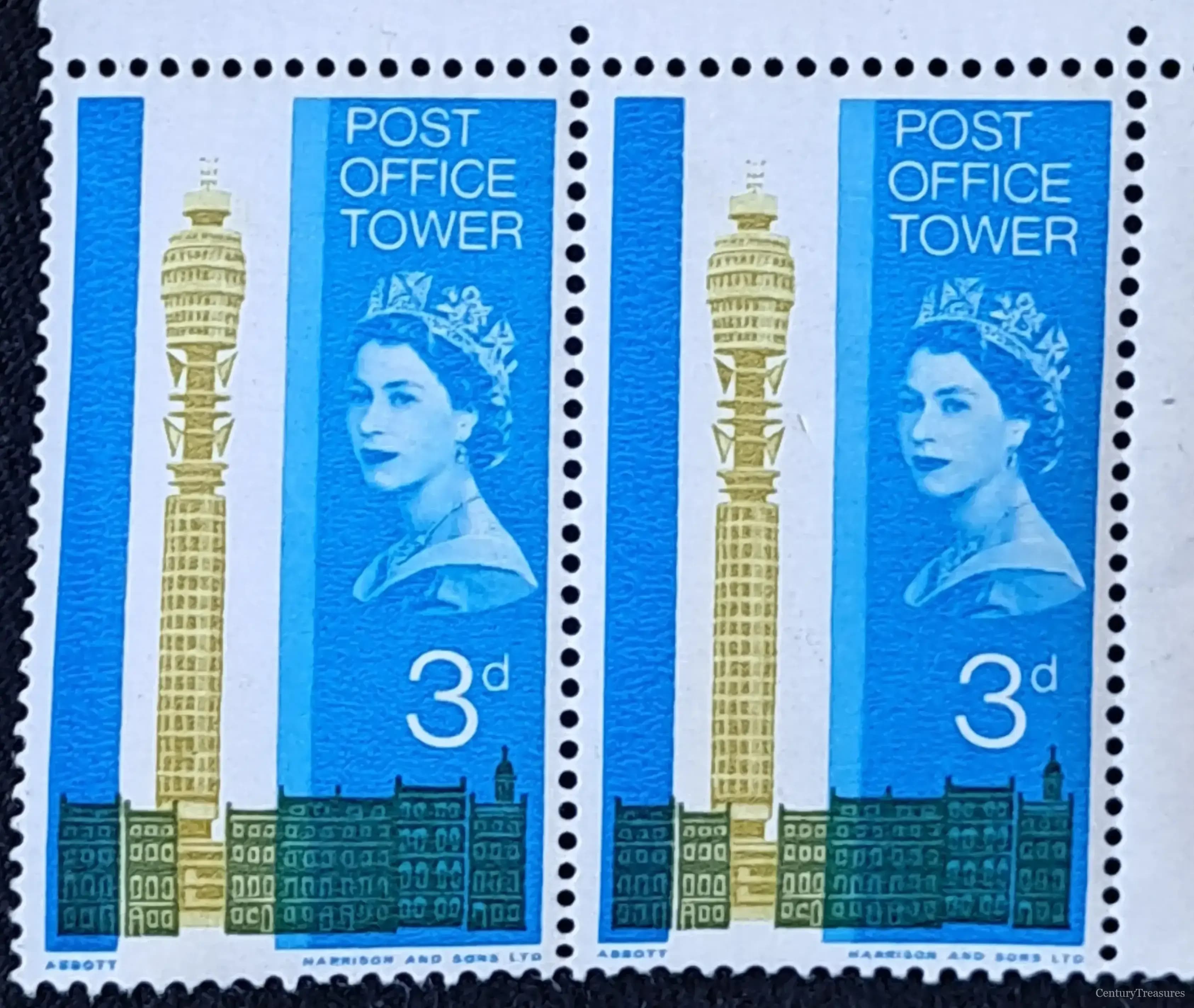 UK Post Office Tower Horizontal Pair