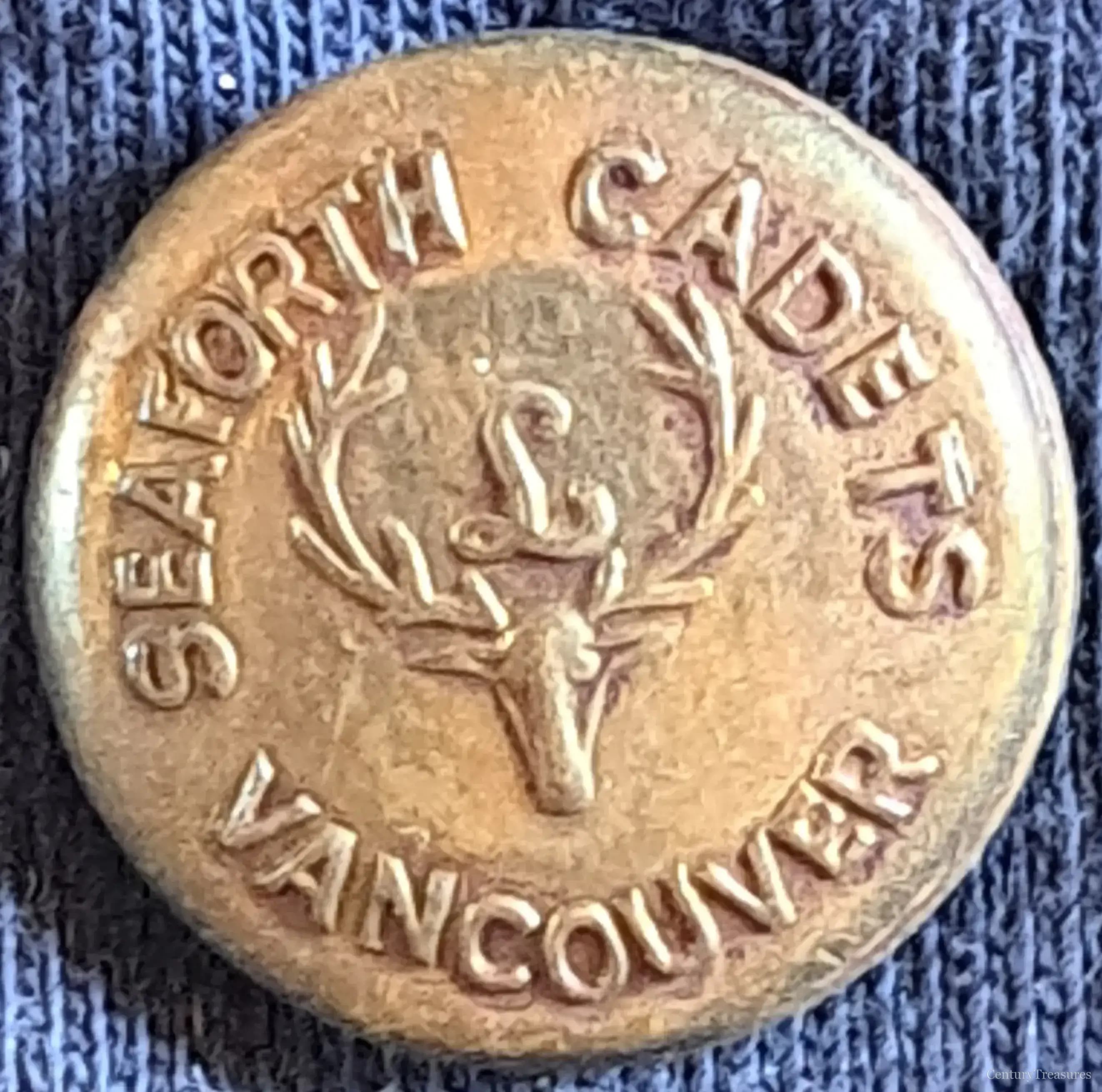 Seaforth Cadets Vancouver Button