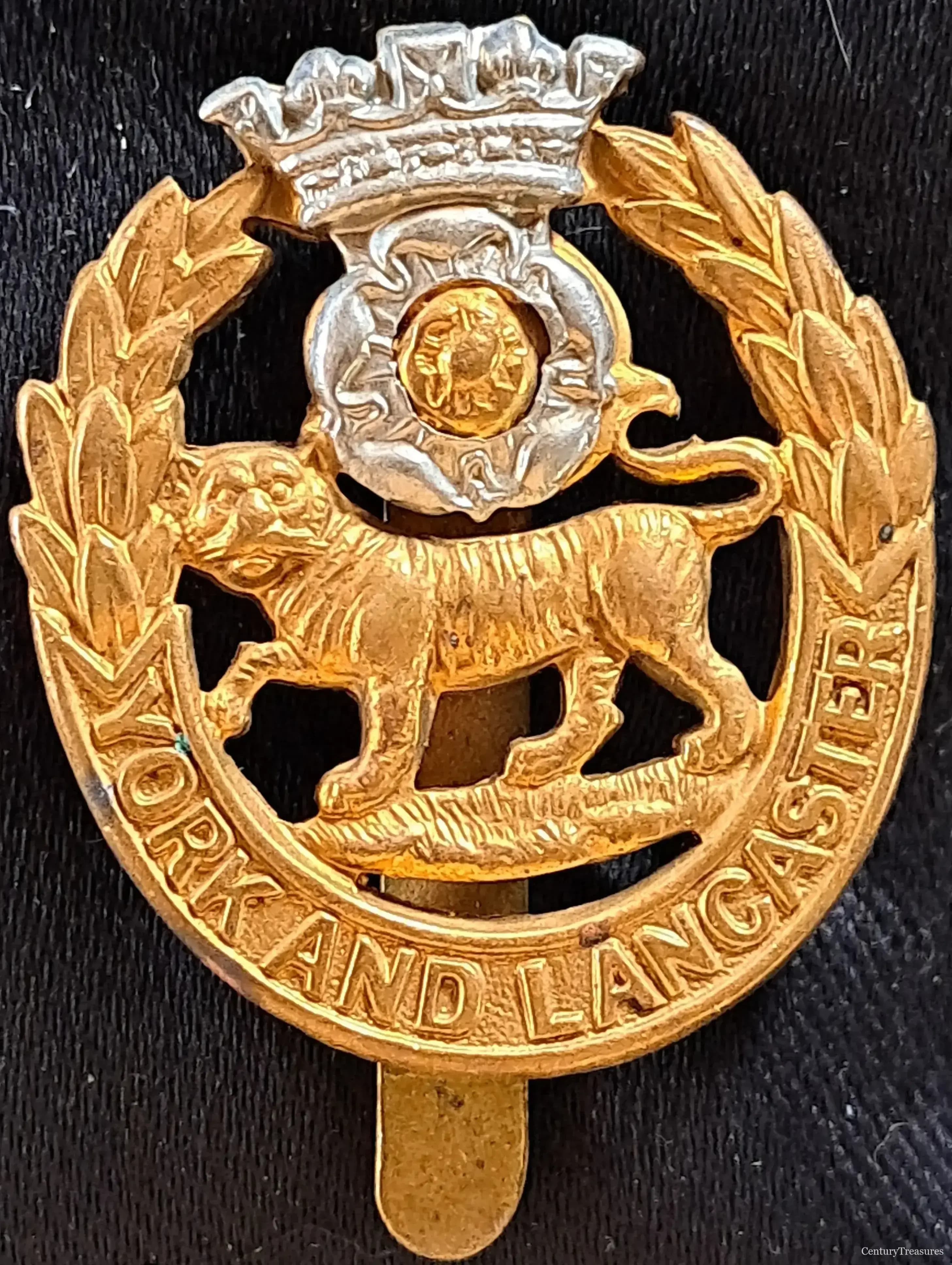 York and Lancaster Regimental Insignia