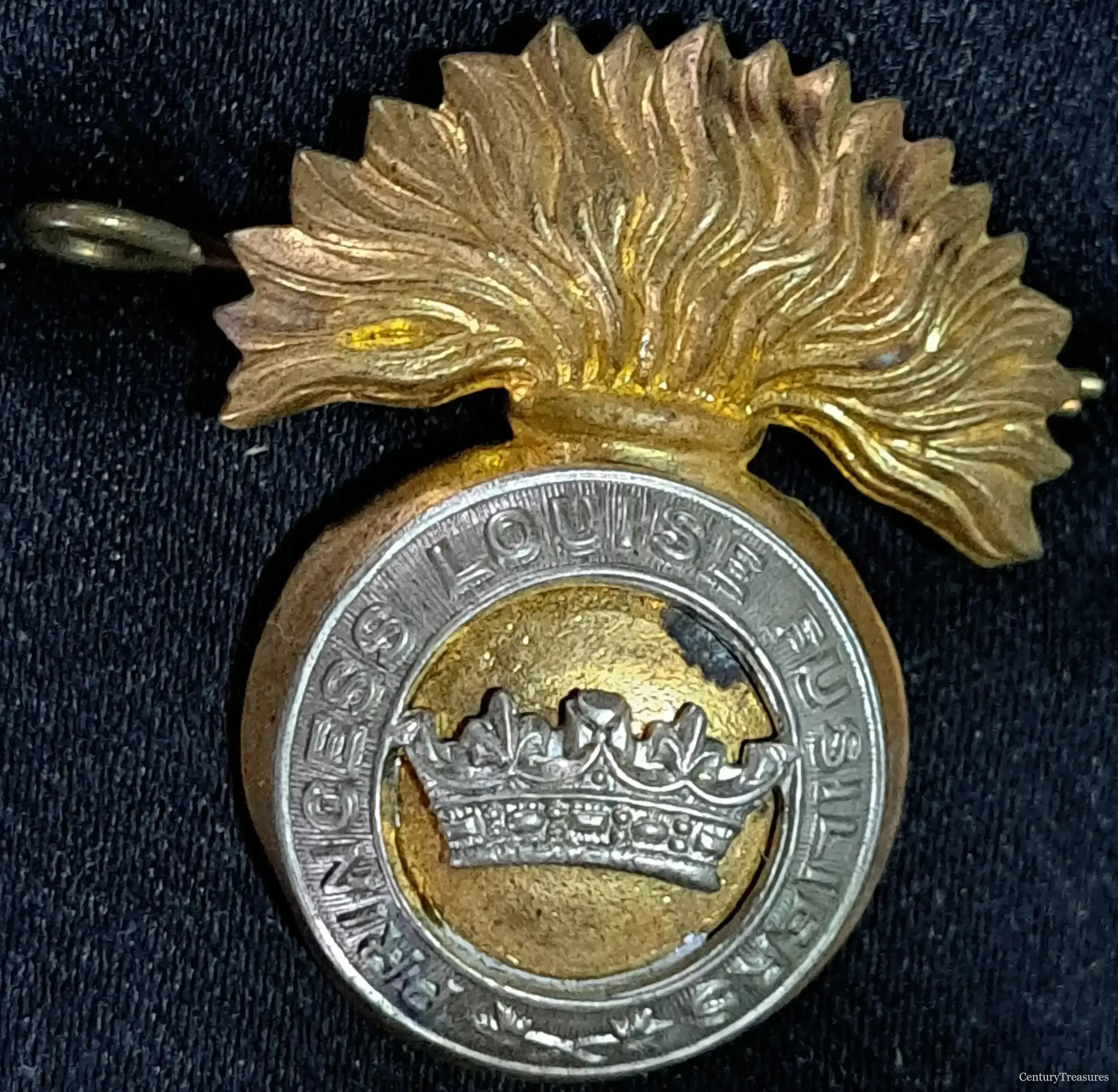 Princess Louise Fusiliers Cap Badge