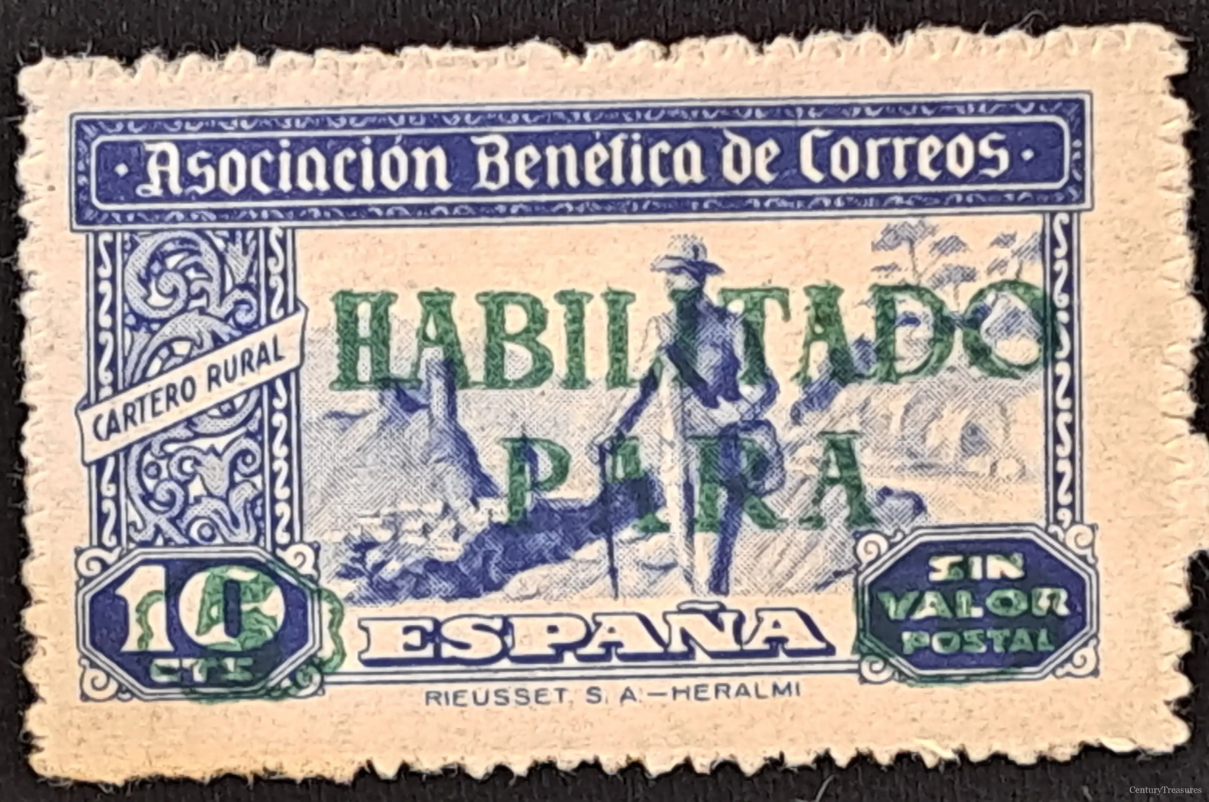 Spanish Postal Benevolent Surcharge