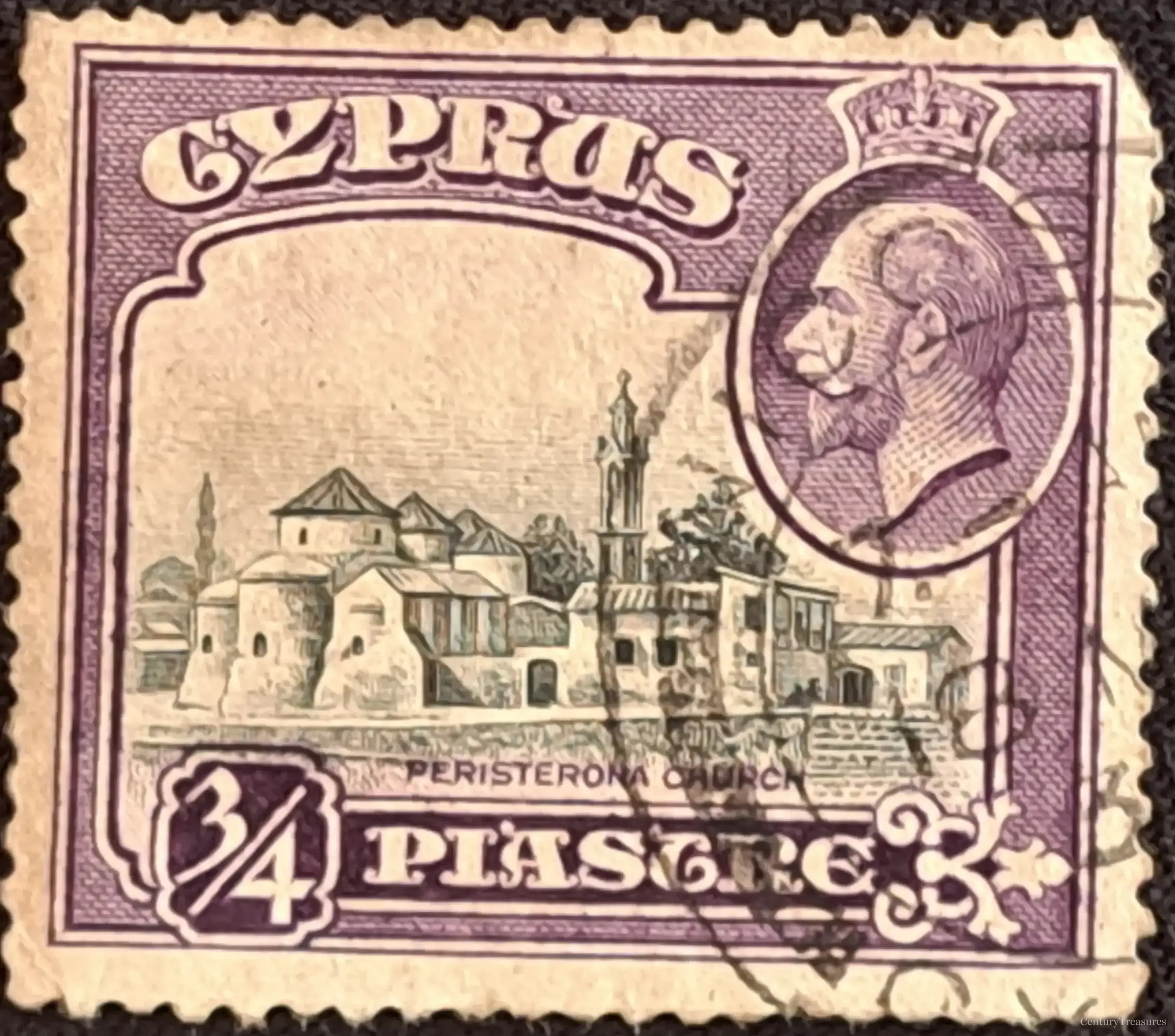 Colonial Cyprus King George V Pictorial Definitive