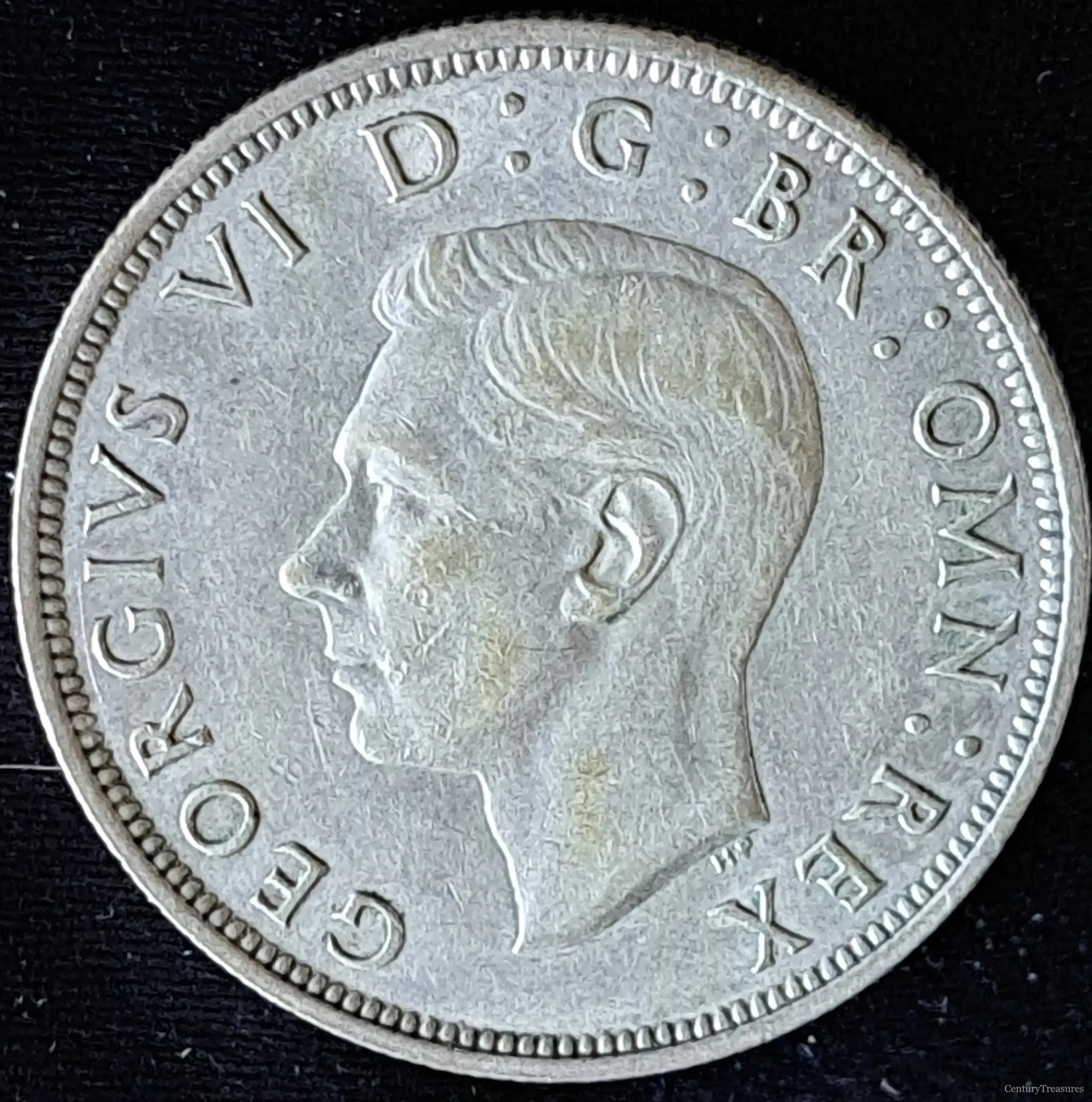 UK 1944 Half Crown