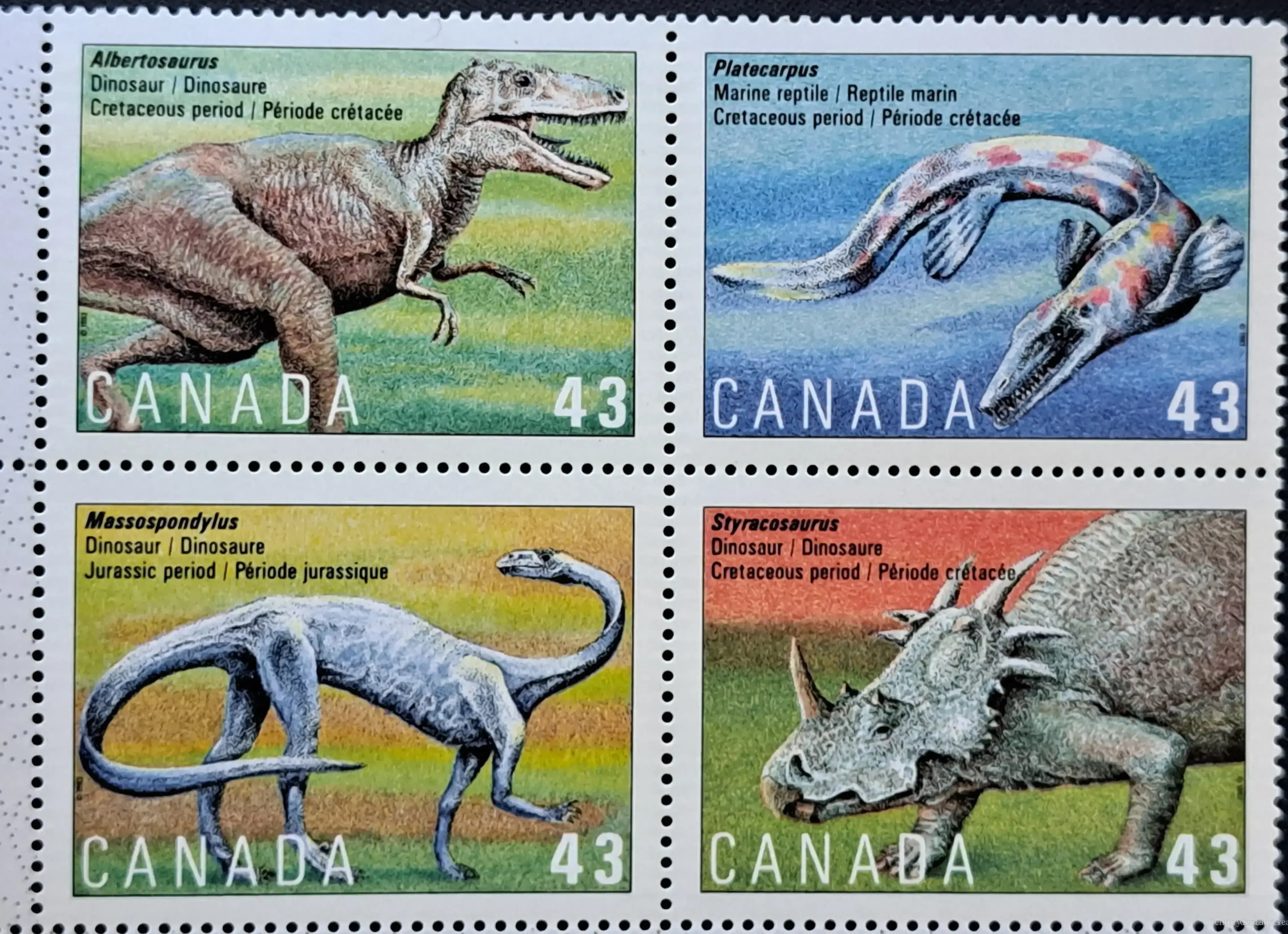 Canada Prehistoric Life Dinosaur & Marine Reptile Set