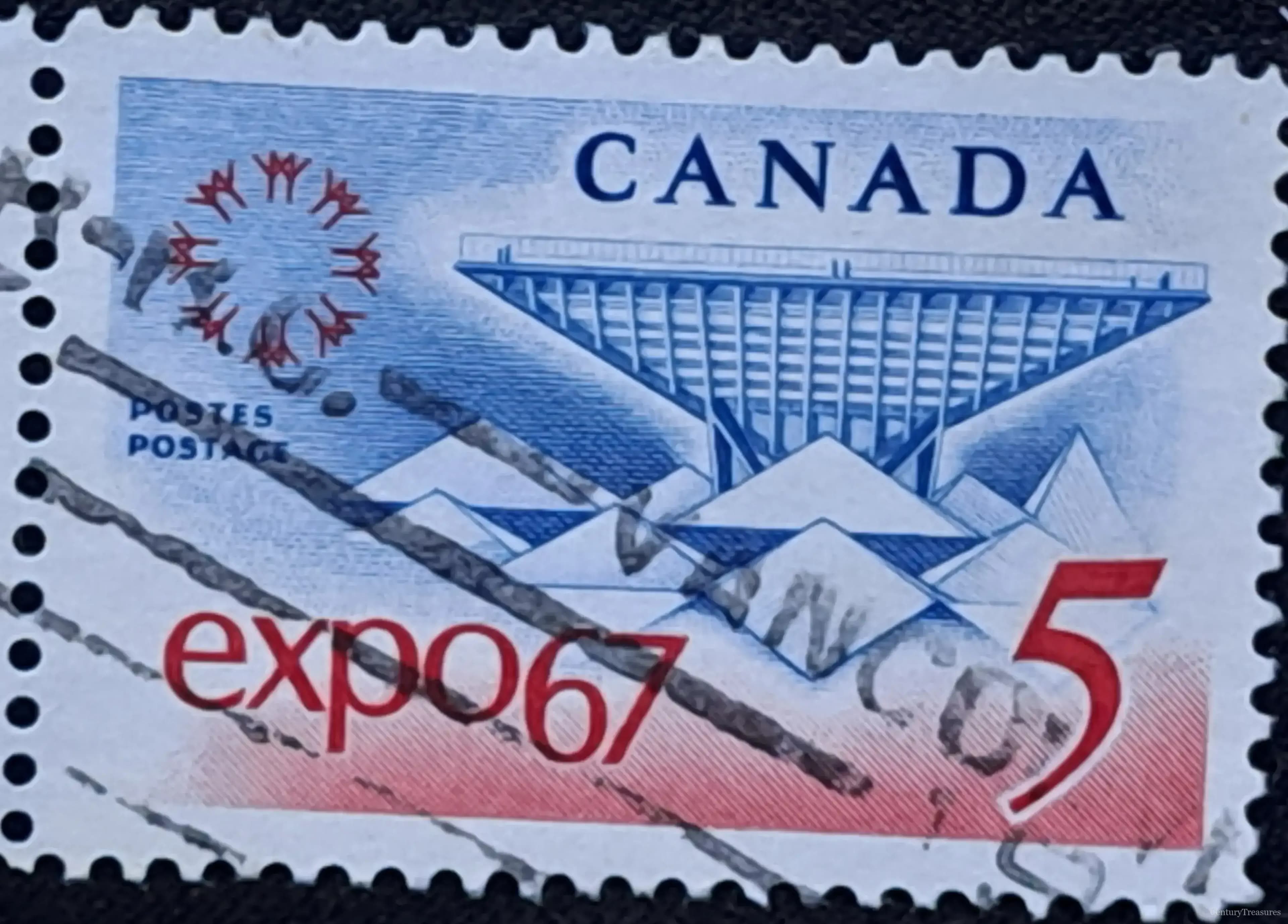 Canada 1967 Expo 67 Commemorative Stamp
