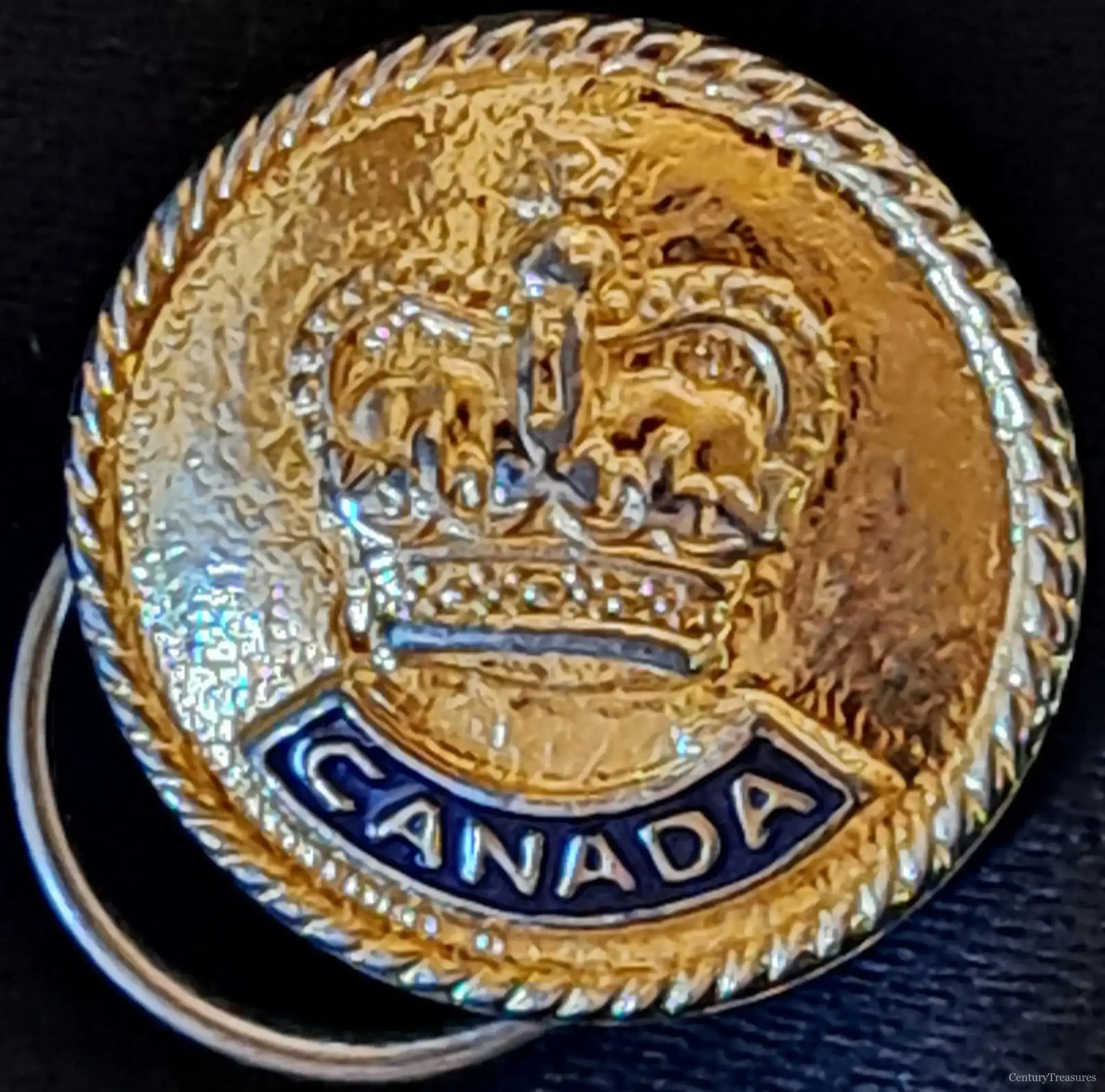 Canadian General Service Uniform Button