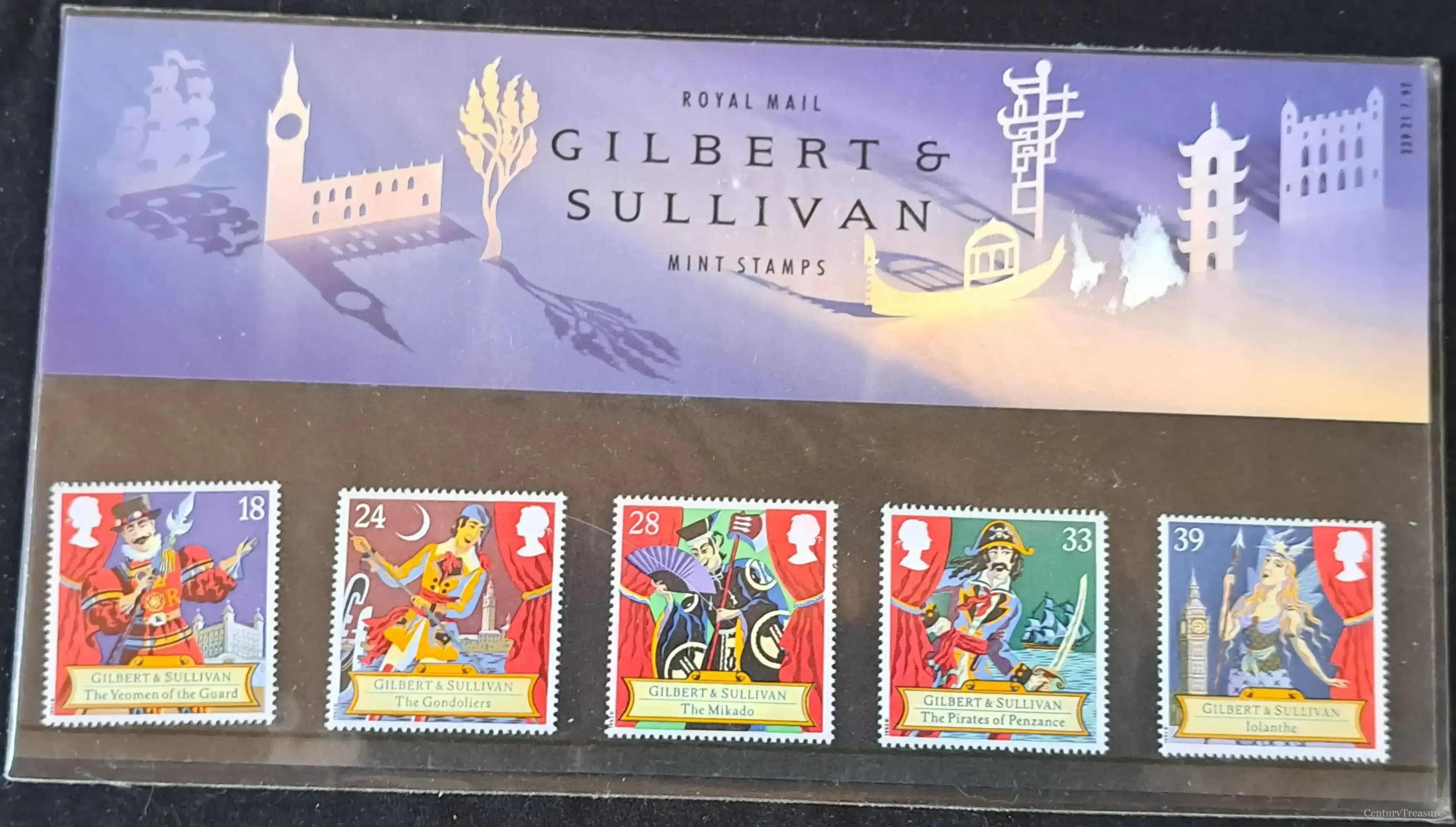 Gilbert & Sullivan – Royal Mail Mint Presentation Pack