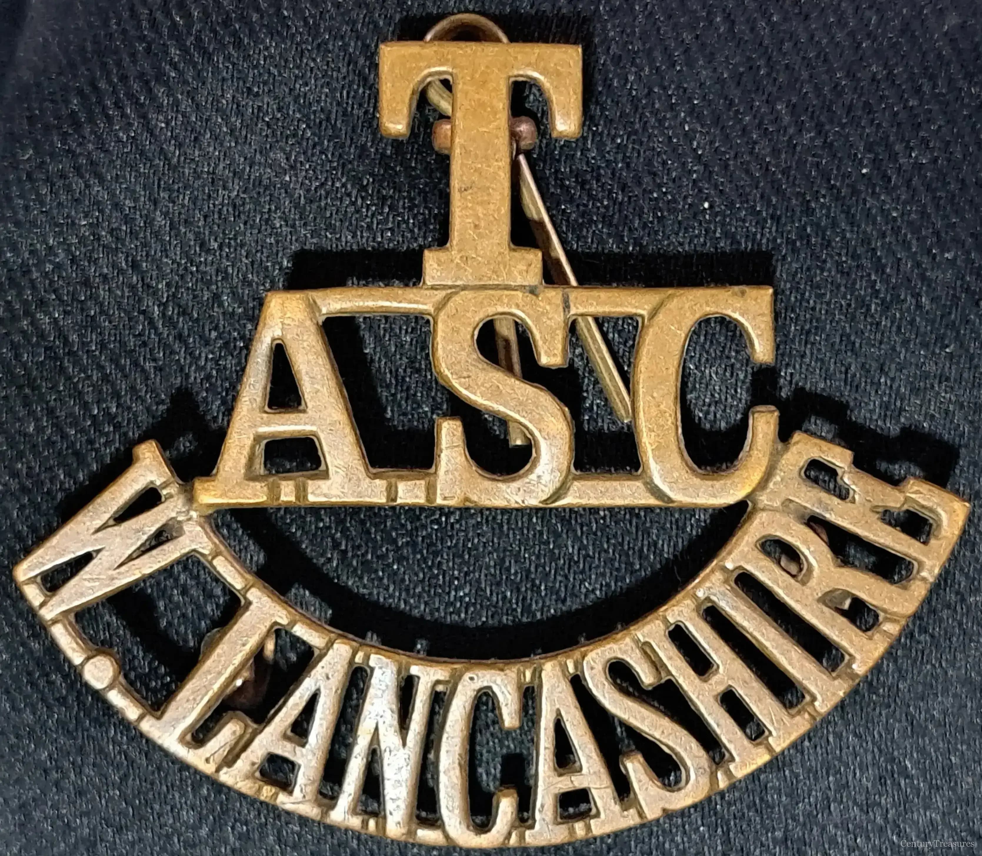 Territorial Army Service Corps West Lancashire Shoulder Title