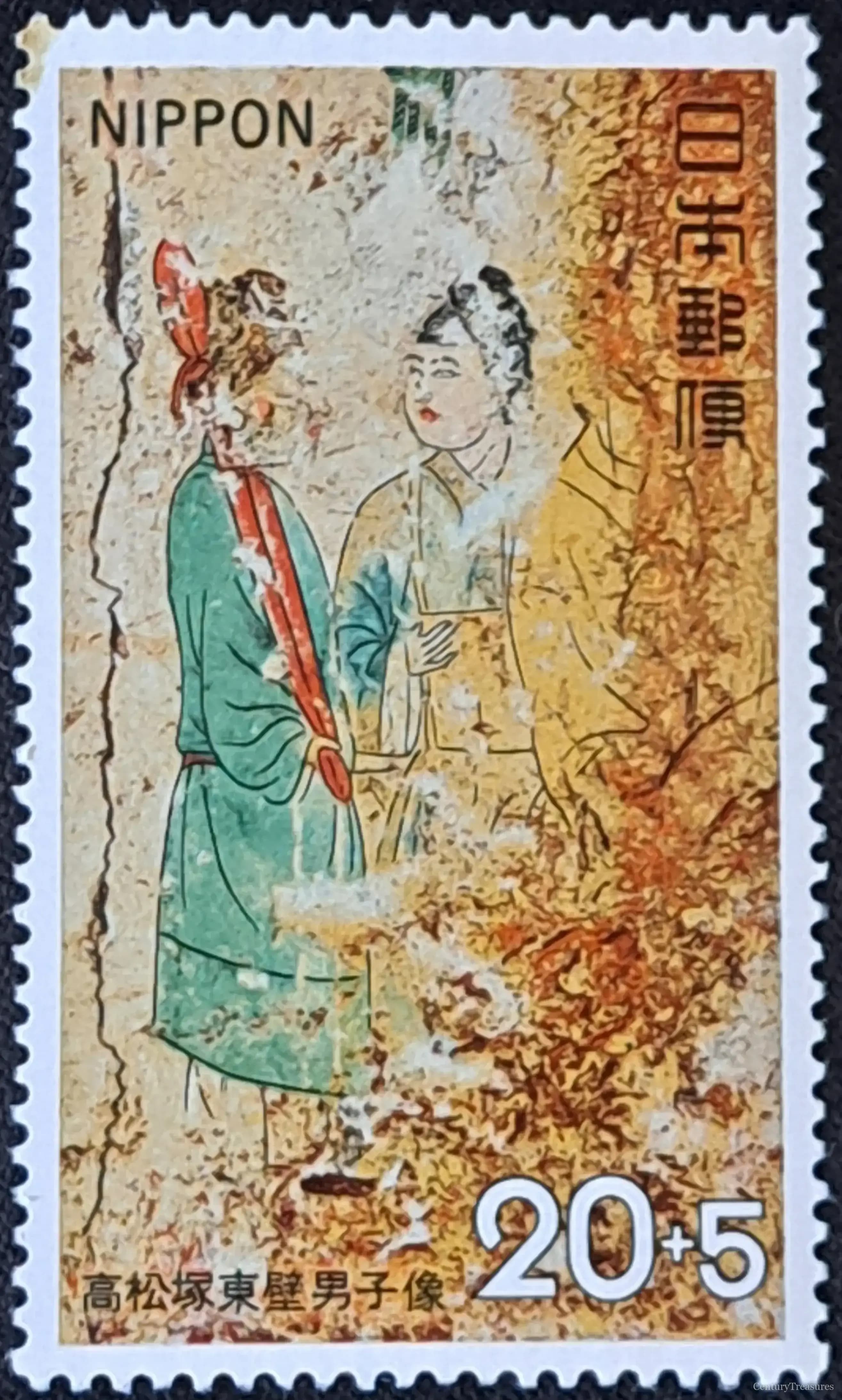 Japan Men of the East Wall, Takamatsuzuka Tumulus