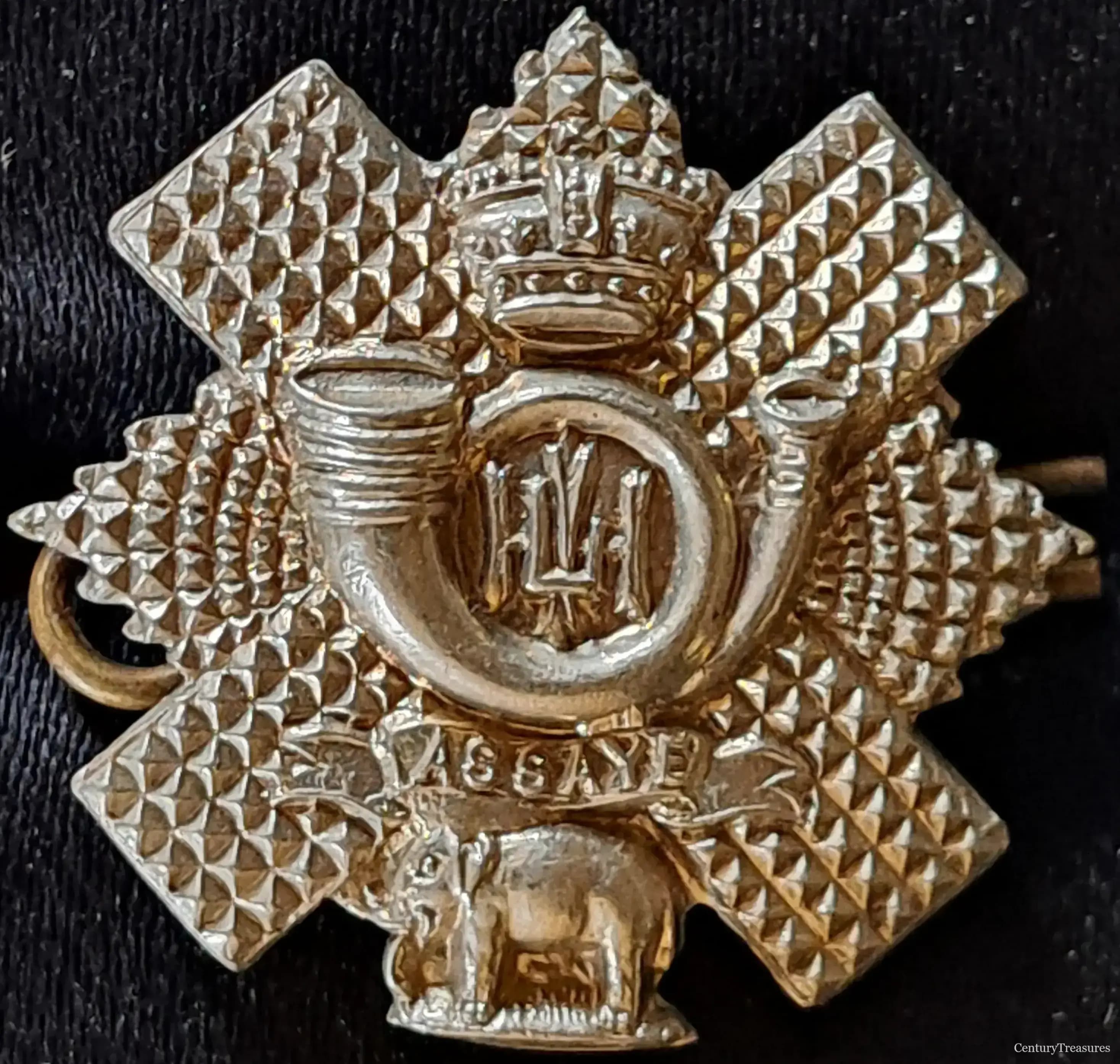 Highland Light Infantry Collar Badge